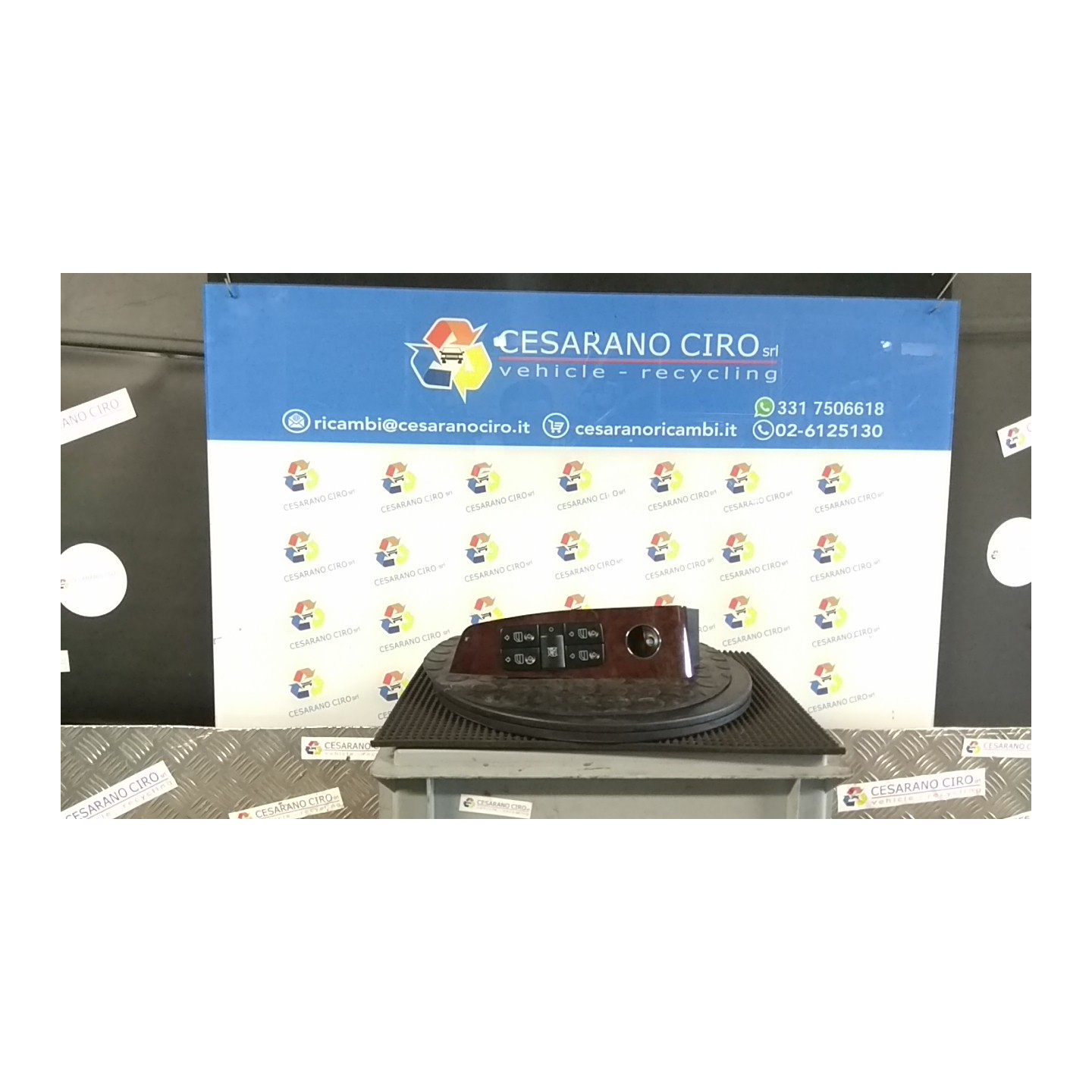 BLOCCO COMANDI ALZACRISTALLI SX 072 MERCEDES CLASSE S   (W/V220) 113966 NB3721000033003035056031SX