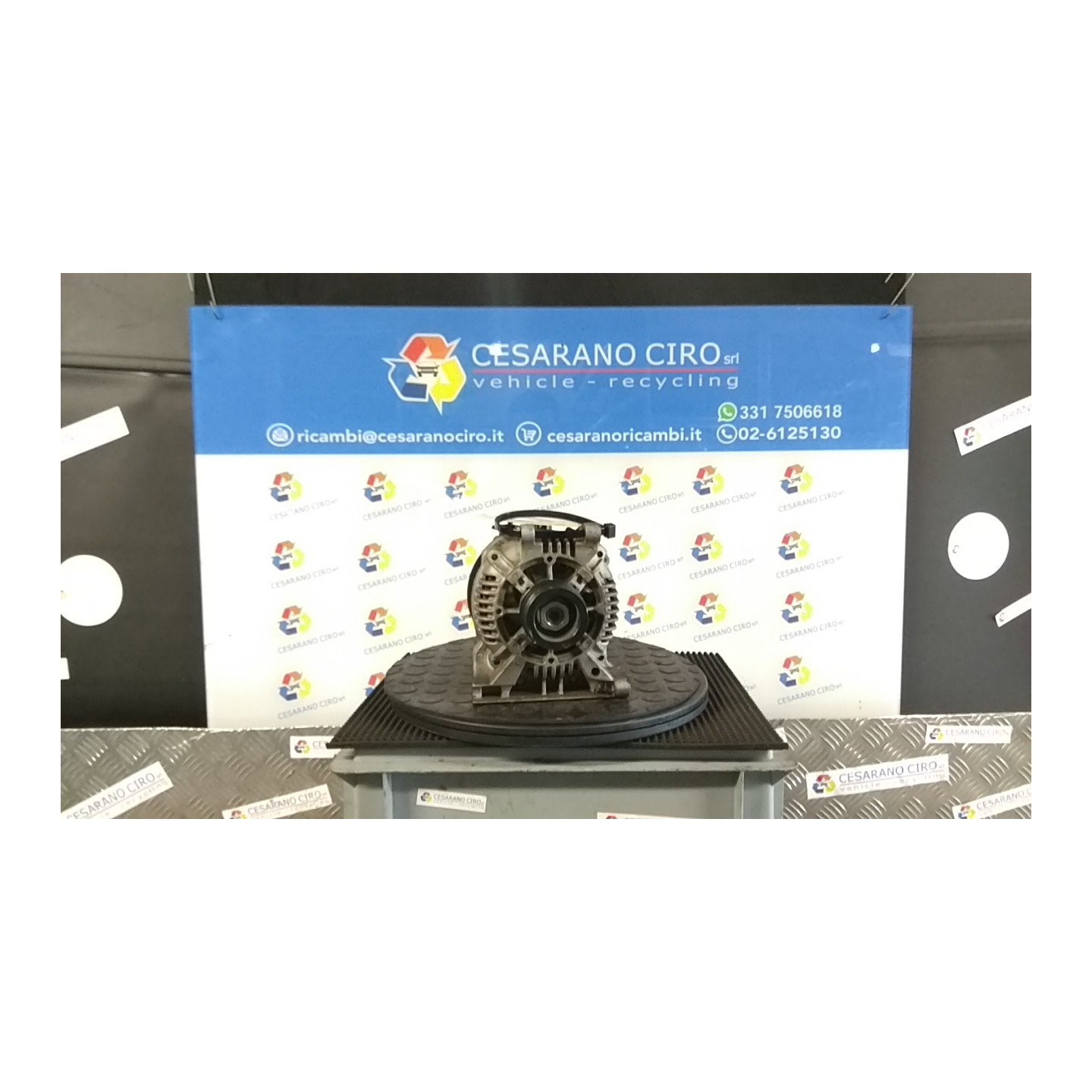ALTERNATORE ROTAZ. 100 MERCEDES-BENZ CLASSE A (W168) (03/01-06/04) 166960 A012154450280