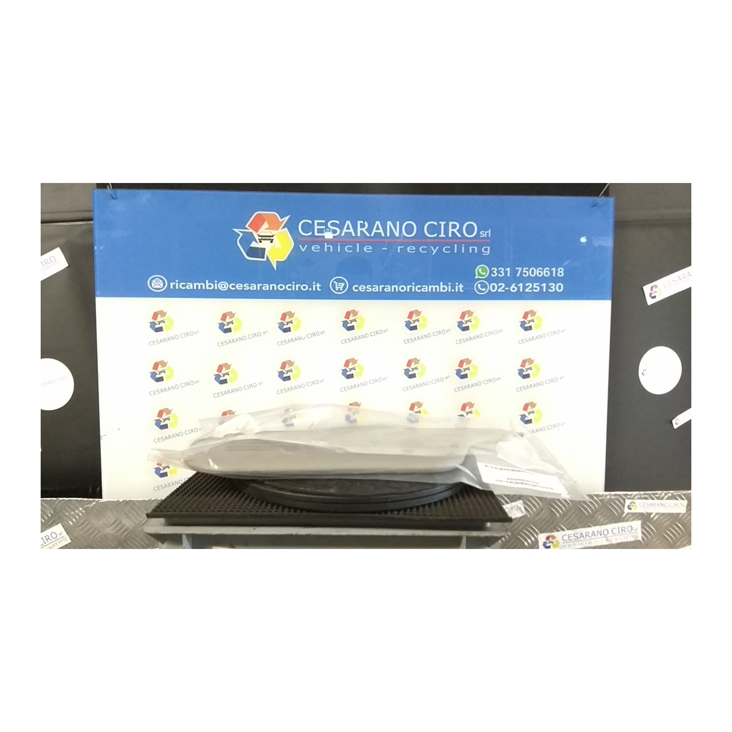 ALETTA PARASOLE PARABREZZA DX. 055 RENAULT CLIO 3A SERIE (07/05-05/09) D4FD7 8200294229