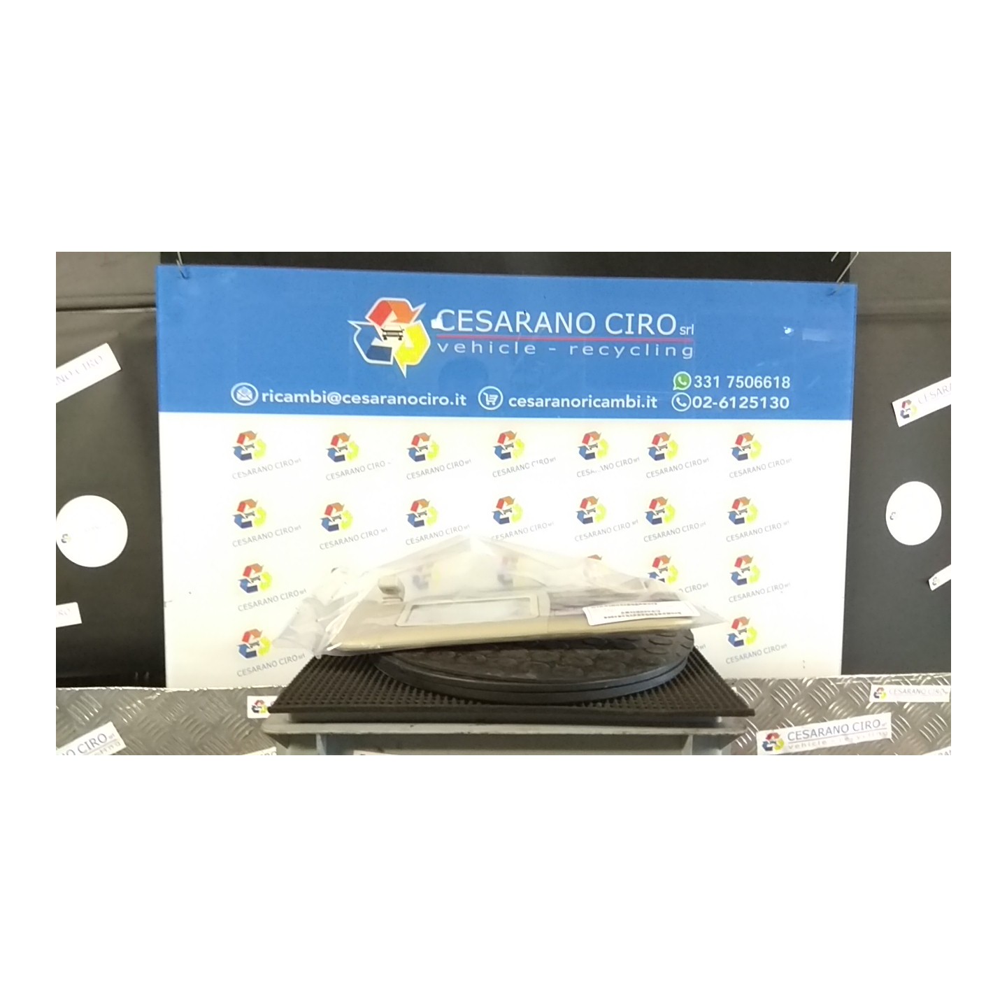 ALETTA PARASOLE PARABREZZA LL1, LL2, DX. 056 FIAT 500 (3P) (07/07-01/15) 169A1000 735452613