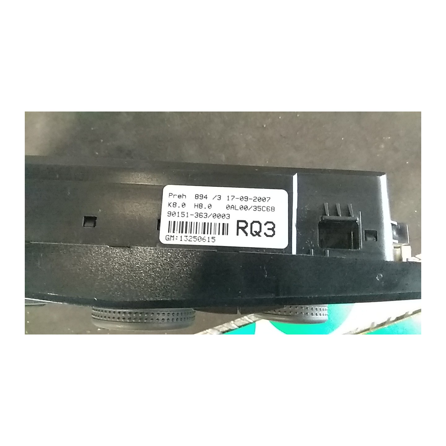 BLOCCO COMANDO CLIMATIZZAZIONE C/CLI 058 OPEL ASTRA (A04) (01/04-03/11) Z19DT 13250616