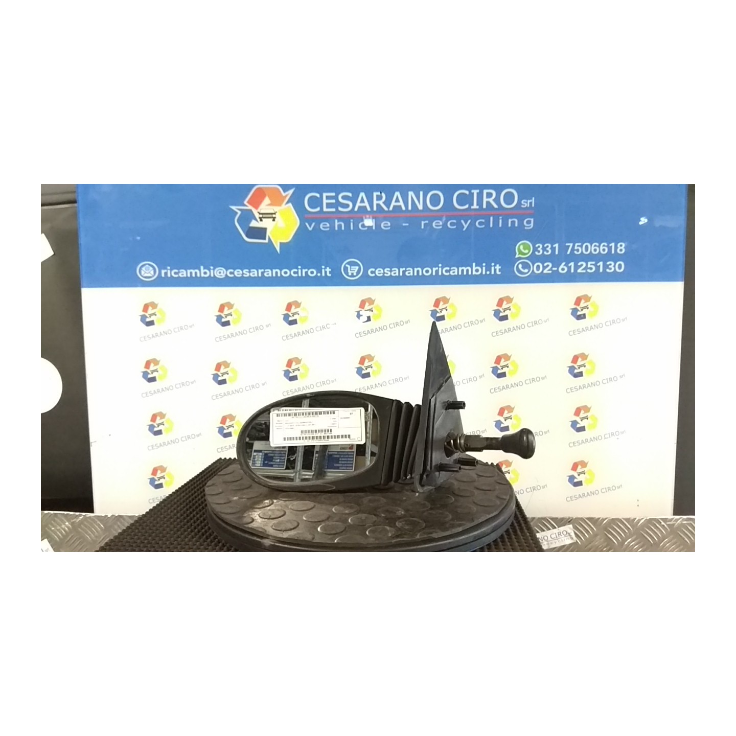 RETROVISORE EST. SX. 129 FIAT SEICENTO (1E) (02/98-07/05) 187A1000 46511444