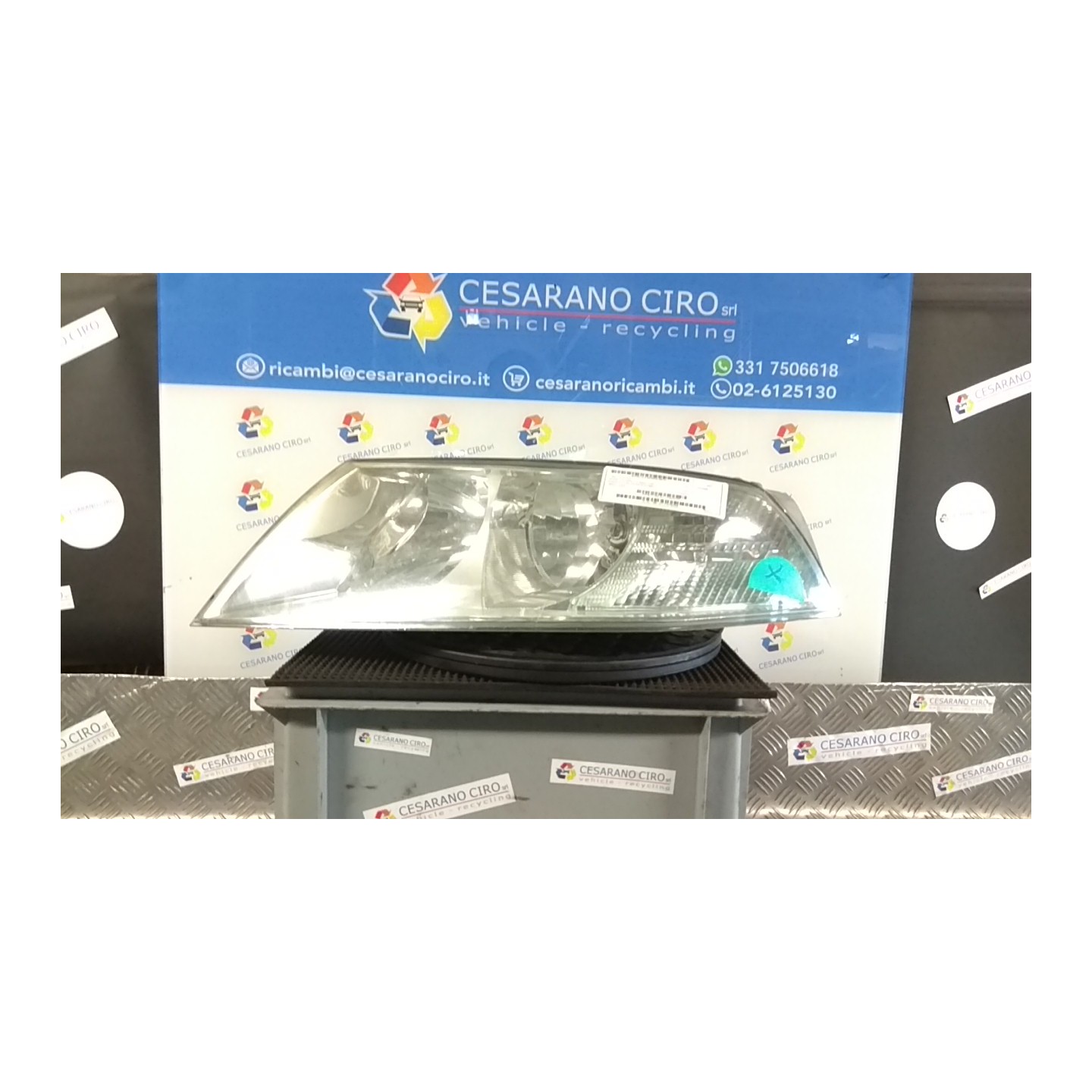 PROIETTORE SX. 151 SKODA OCTAVIA (1Z) (08/04-01/09) BKD 1Z1941017P