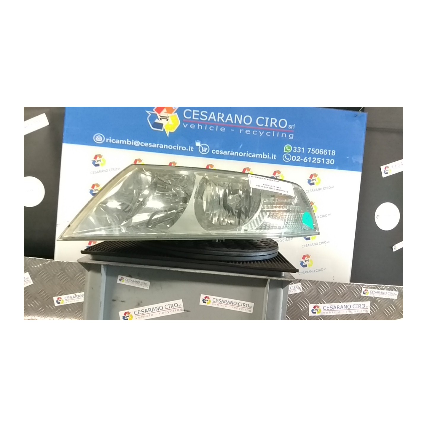 PROIETTORE SX. 151 SKODA OCTAVIA (1Z) (08/04-01/09) BKD 1Z1941017P