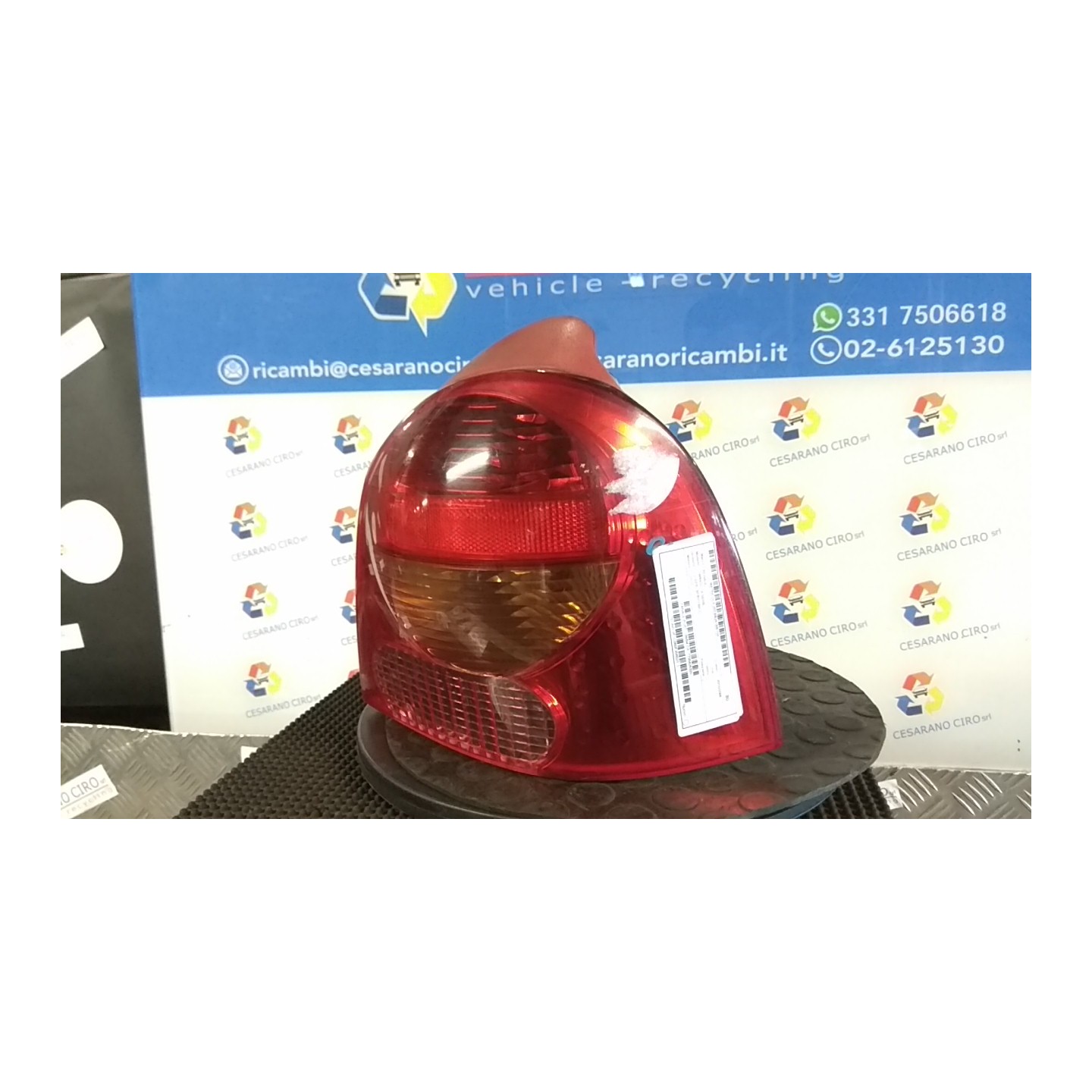 FANALE POST. 09/04 DX. 159 RENAULT TWINGO 1A SERIE (08/98-09/07) D7FF7 7700426320