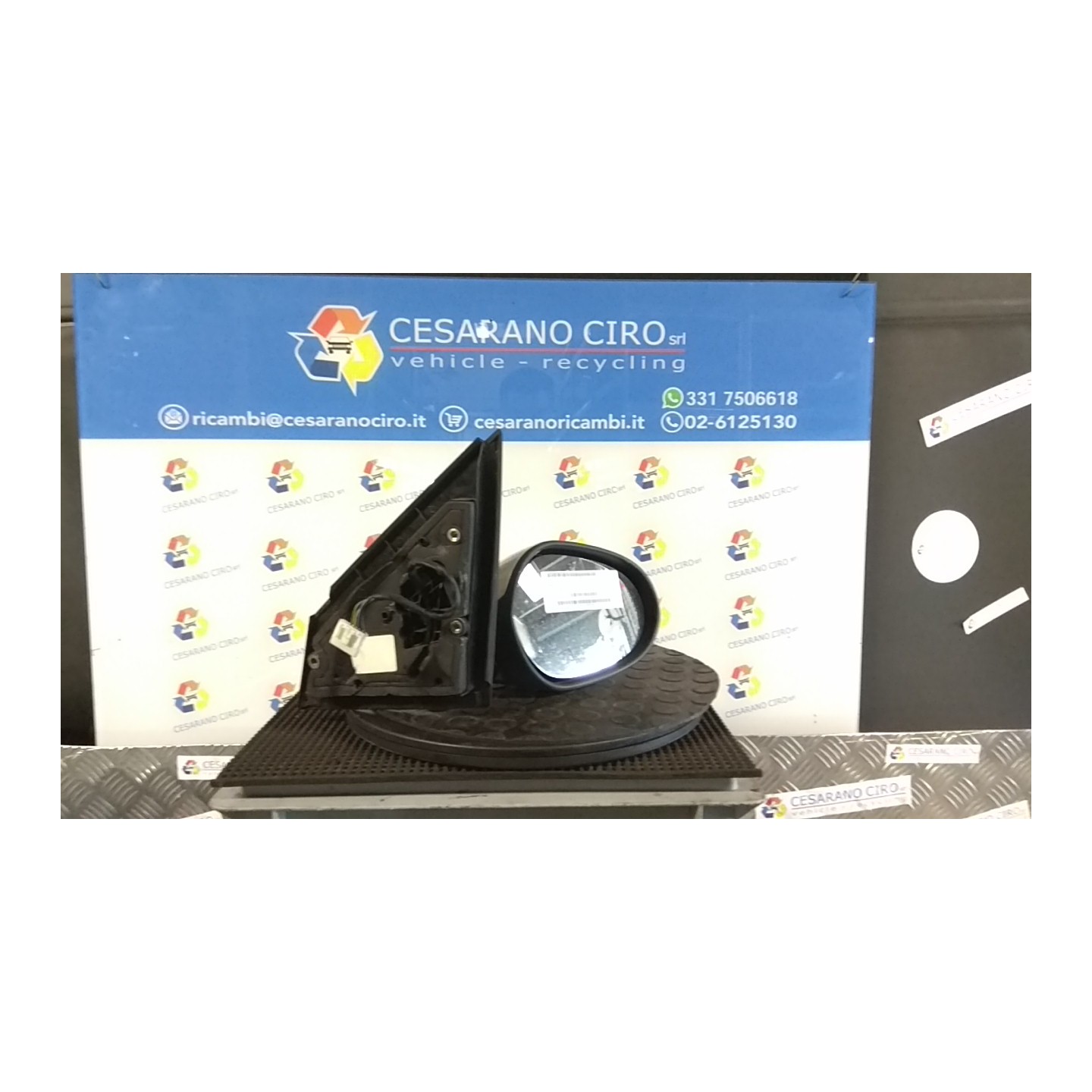 RETROVISORE EST. REGOLAZ. ELETTR. TERMICO,06/05 DX. 034 LANCIA YPSILON (TE) (06/03-09/06) 188A5000 735345129