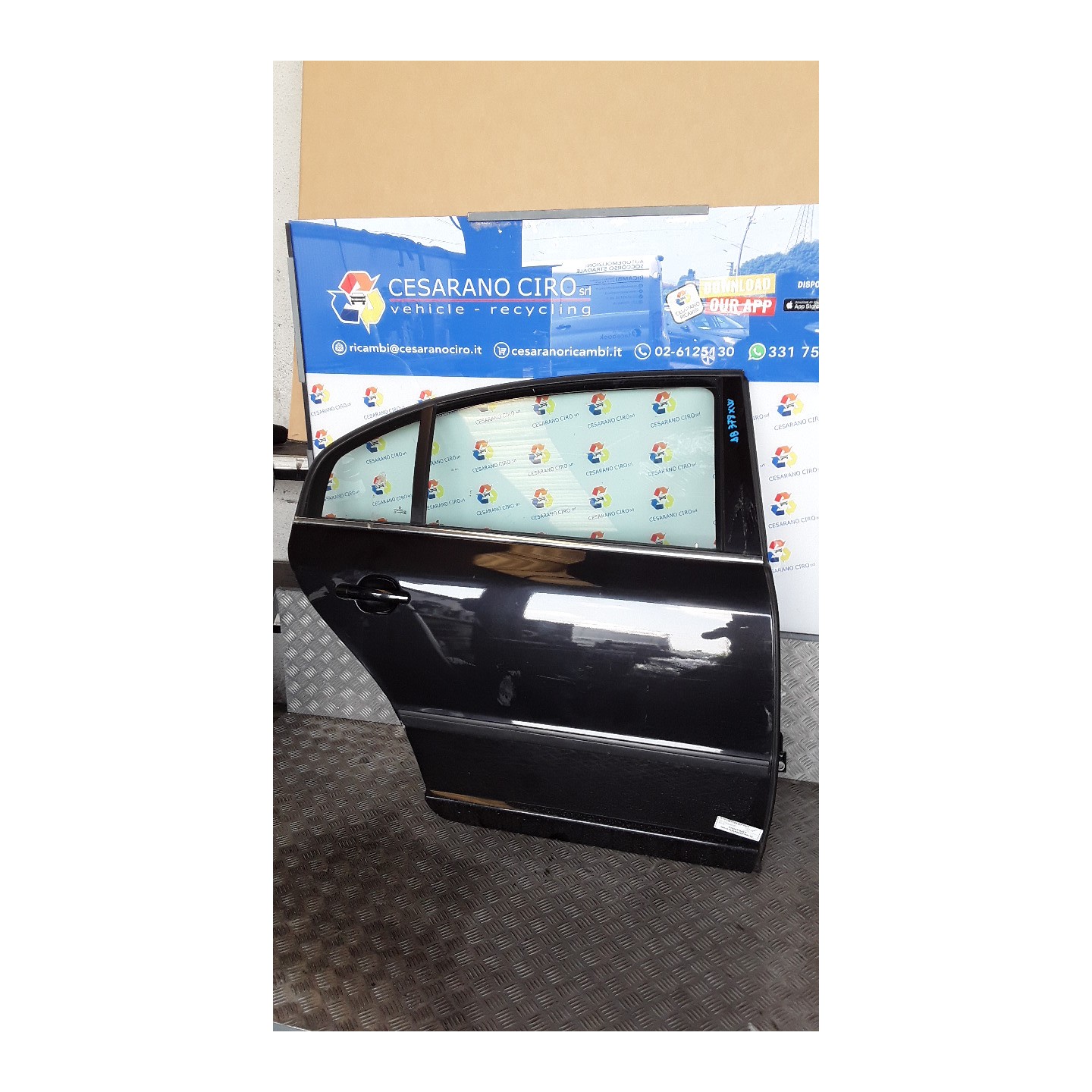 PORTA POST. DX. 116 SKODA SUPERB (3U) (05/02-06/05) BSS 3U5833052B
