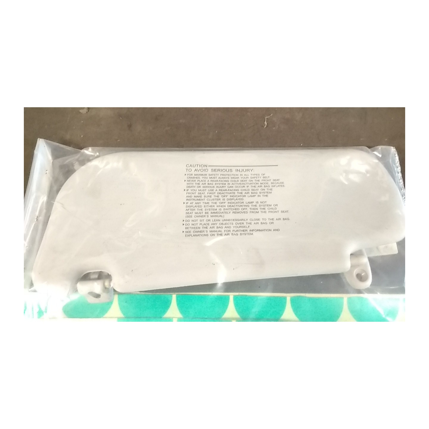 ALETTA PARASOLE PARABREZZA DX. 131 KIA PICANTO 1A SERIE (02/04-10/08 G4HG 8522007140MG
