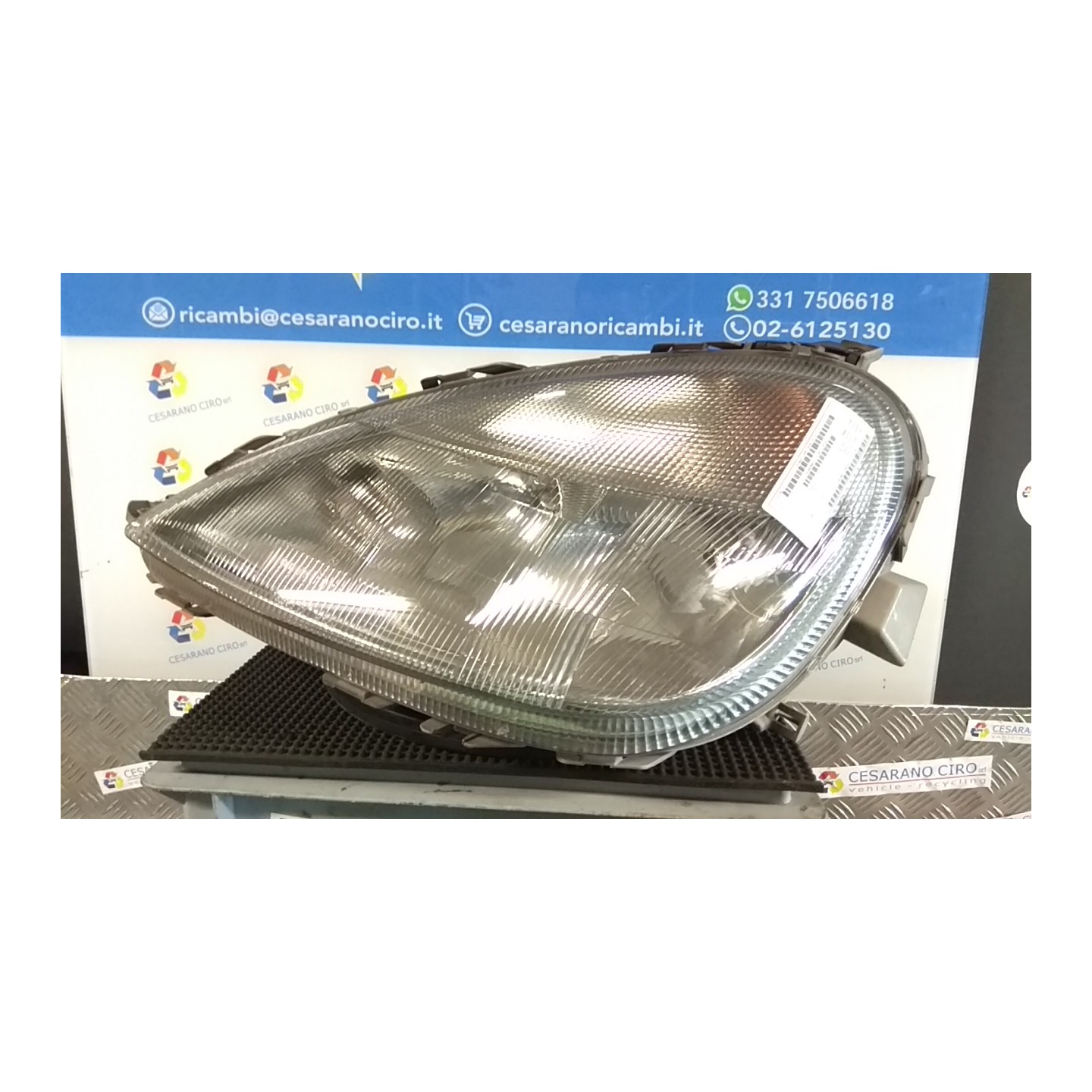 PROIETTORE SX. 200 MERCEDES-BENZ CLASSE A (W168) (10/97-02/01) 166940 A1688200161