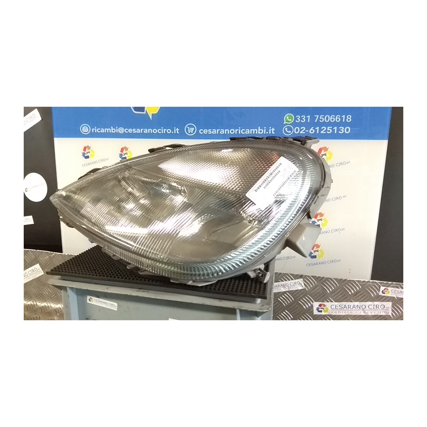 PROIETTORE SX. 200 MERCEDES-BENZ CLASSE A (W168) (10/97-02/01) 166940 A1688200161