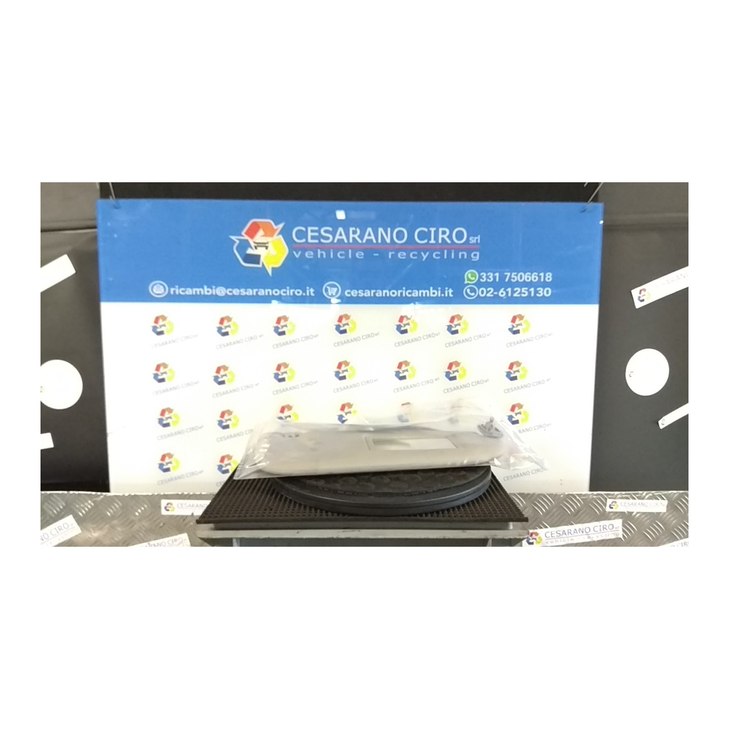 ALETTA PARASOLE PARABREZZA DX. 282 PEUGEOT 206 PLUS (02/09-) 8HR 8163FY