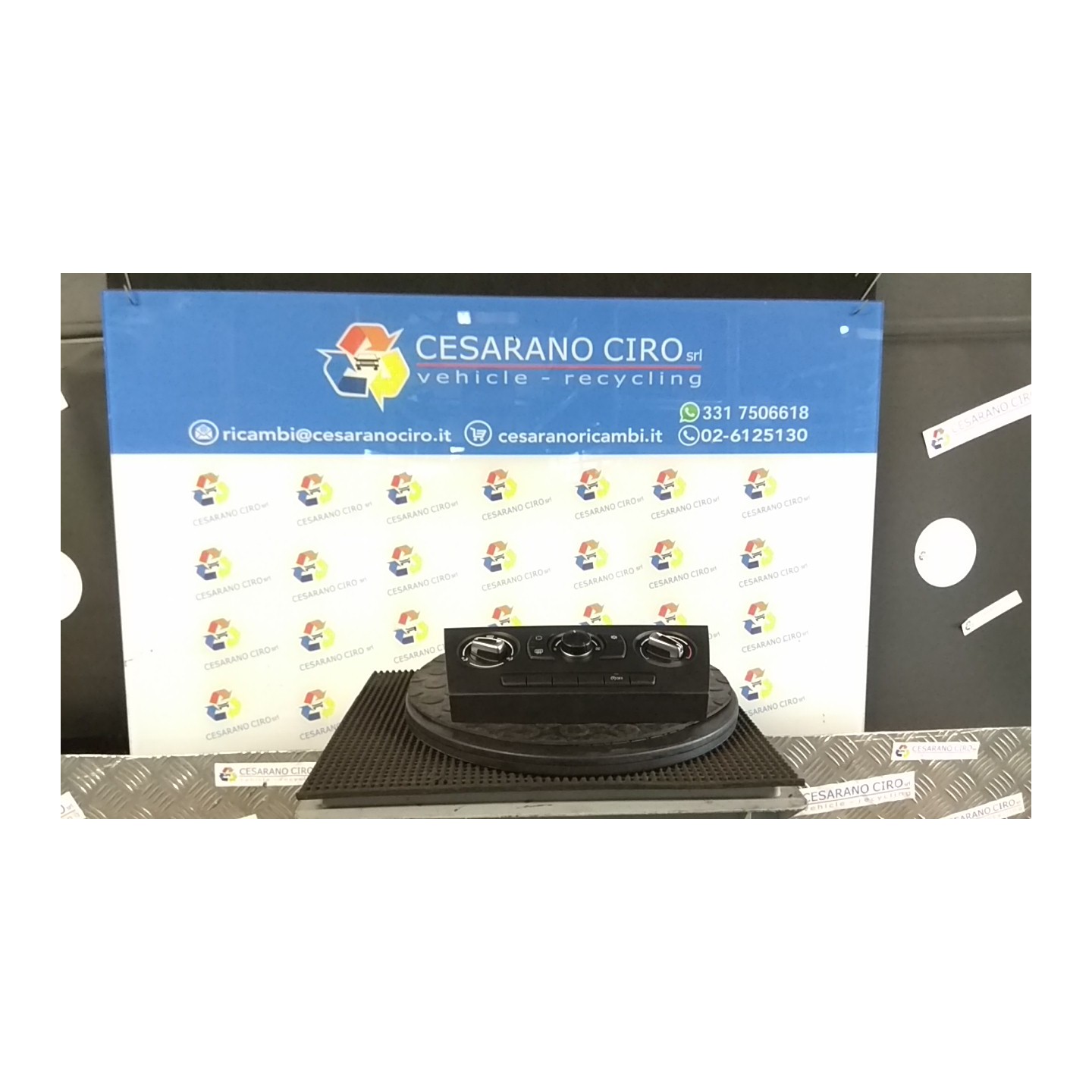 BLOCCO COMANDO CLIMATIZZAZIONE PERLGLANZ CHROM C/A/C 056 BMW SERIE 3 (E90/E91) (09/08-) N47D20C 64119313738