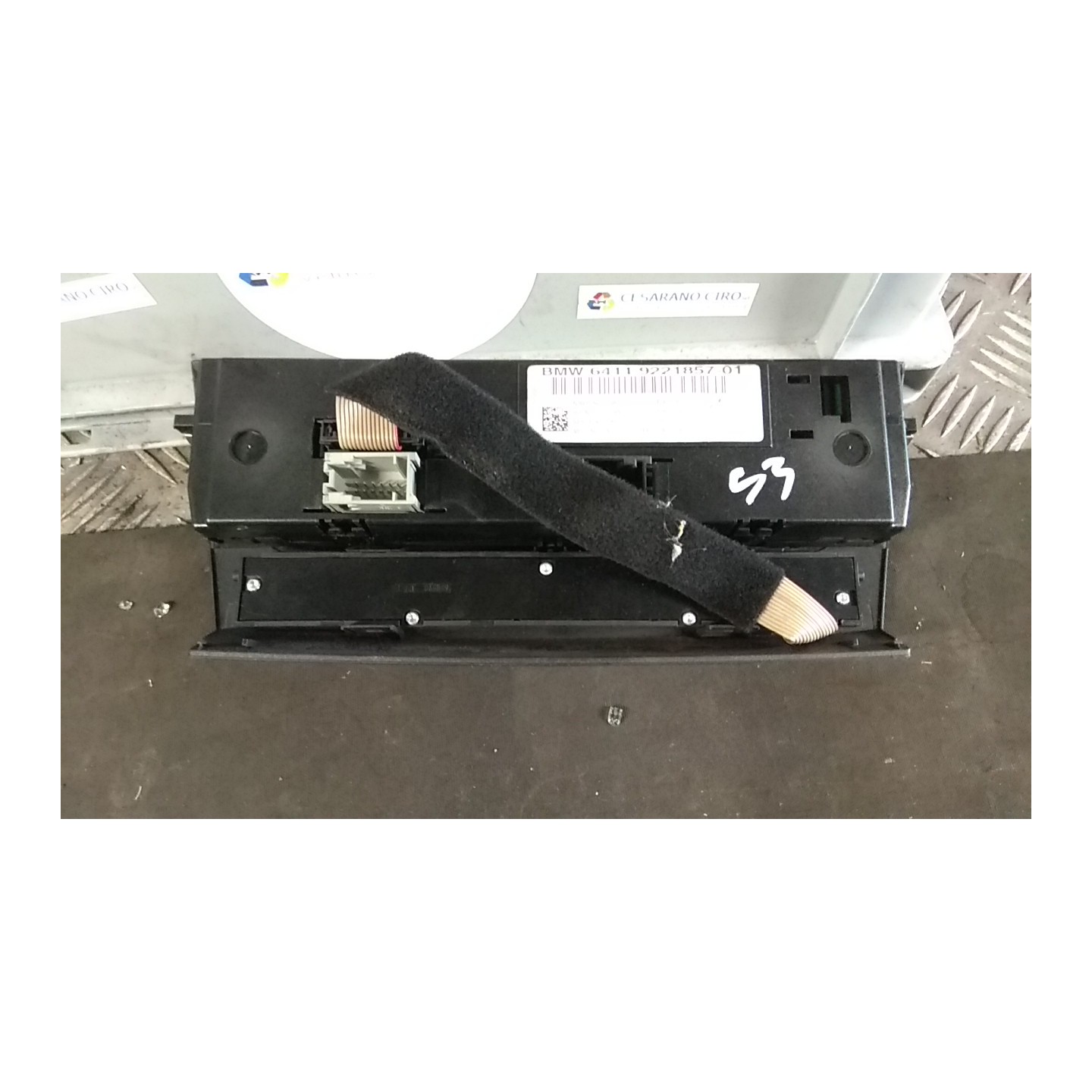 BLOCCO COMANDO CLIMATIZZAZIONE PERLGLANZ CHROM C/A/C 056 BMW SERIE 3 (E90/E91) (09/08-) N47D20C 64119313738