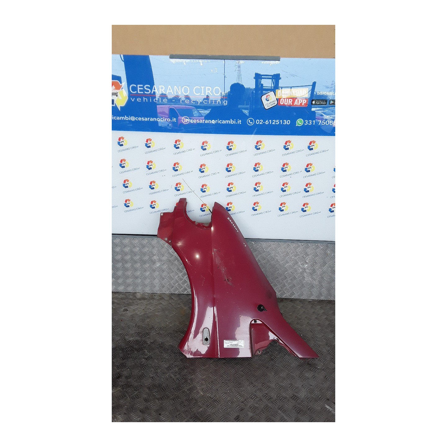 PARAFANGO ANT. SX. 022 MERCEDES-BENZ VITO (W638) (03/96-07/03) 601970 A6388801306