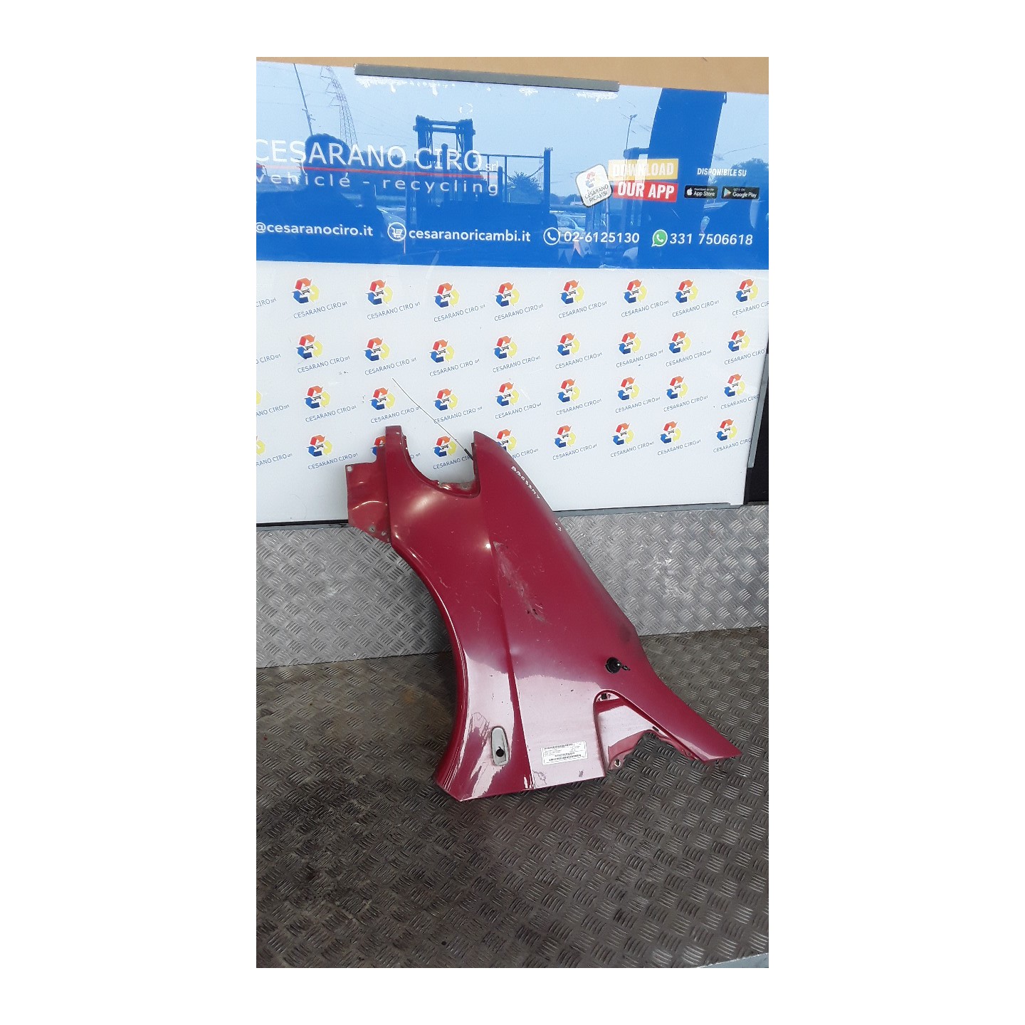 PARAFANGO ANT. SX. 022 MERCEDES-BENZ VITO (W638) (03/96-07/03) 601970 A6388801306