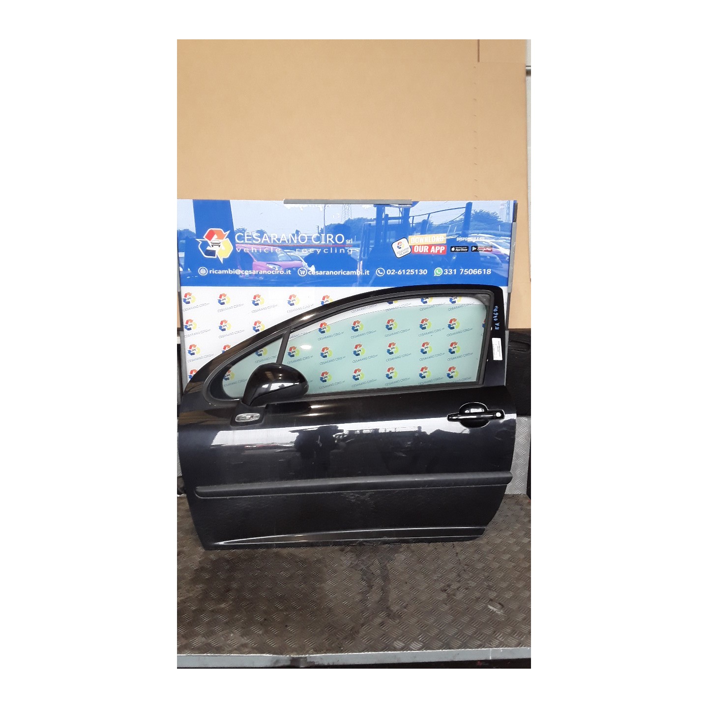 PORTA ANT. SX. 048 PEUGEOT 207 (04/06-06/09) KFV 9002AN