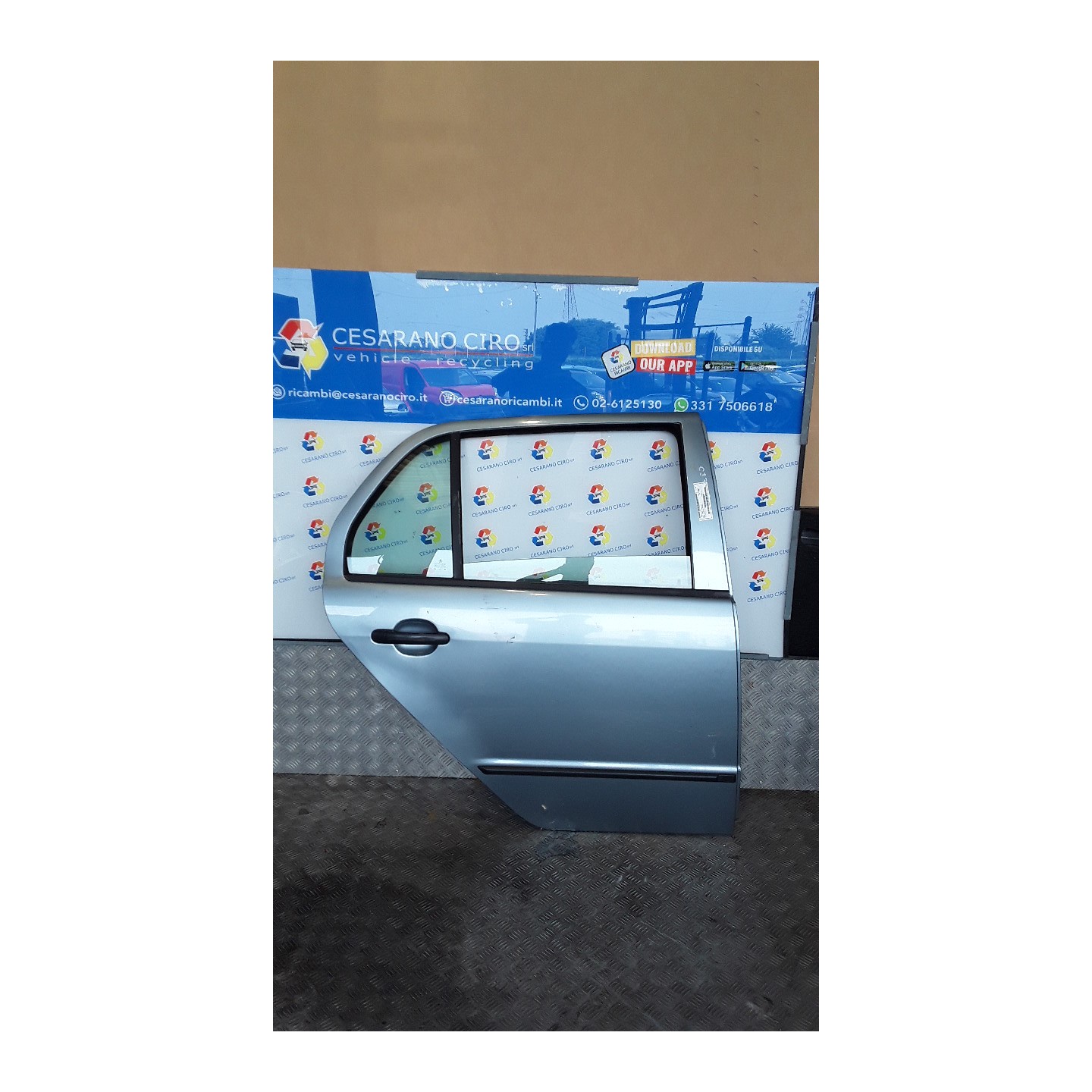 PORTA POST. DX. 119 SKODA FABIA (6Y) (01/00-11/07) AZQ 6Y6833052