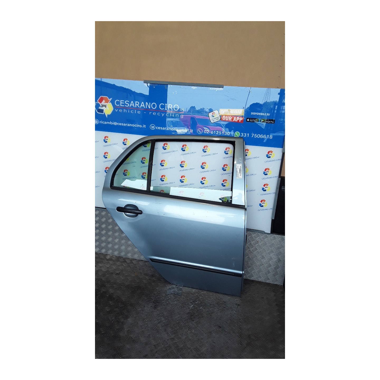 PORTA POST. DX. 119 SKODA FABIA (6Y) (01/00-11/07) AZQ 6Y6833052