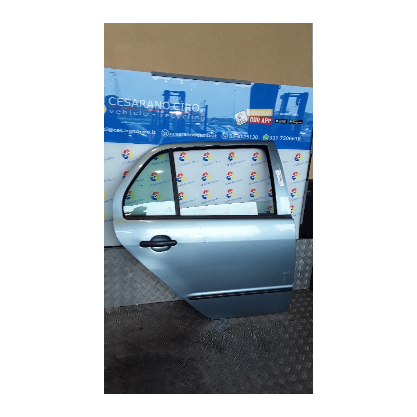 PORTA POST. DX. 119 SKODA FABIA (6Y) (01/00-11/07) AZQ 6Y6833052