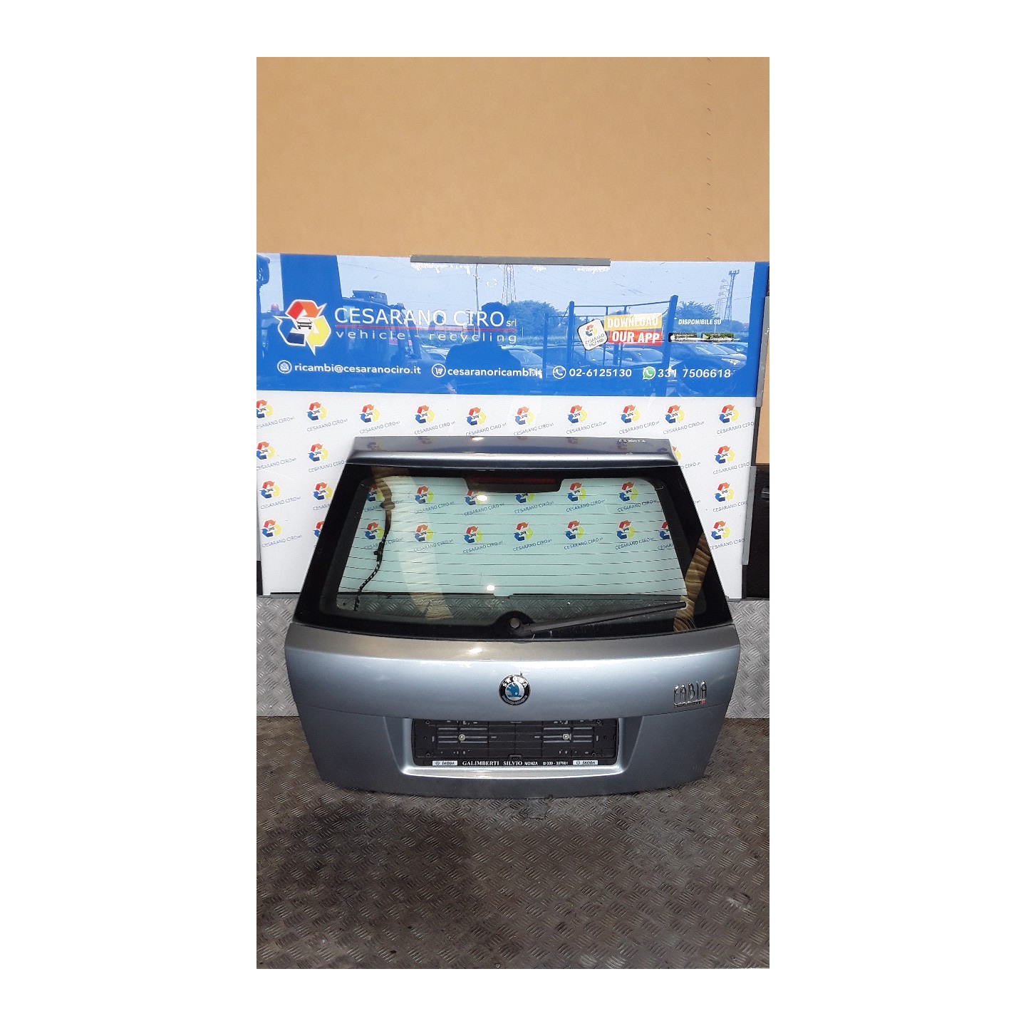 PORTELLO POST. 123 SKODA FABIA (6Y) (01/00-11/07) AZQ 6Y0827023AF