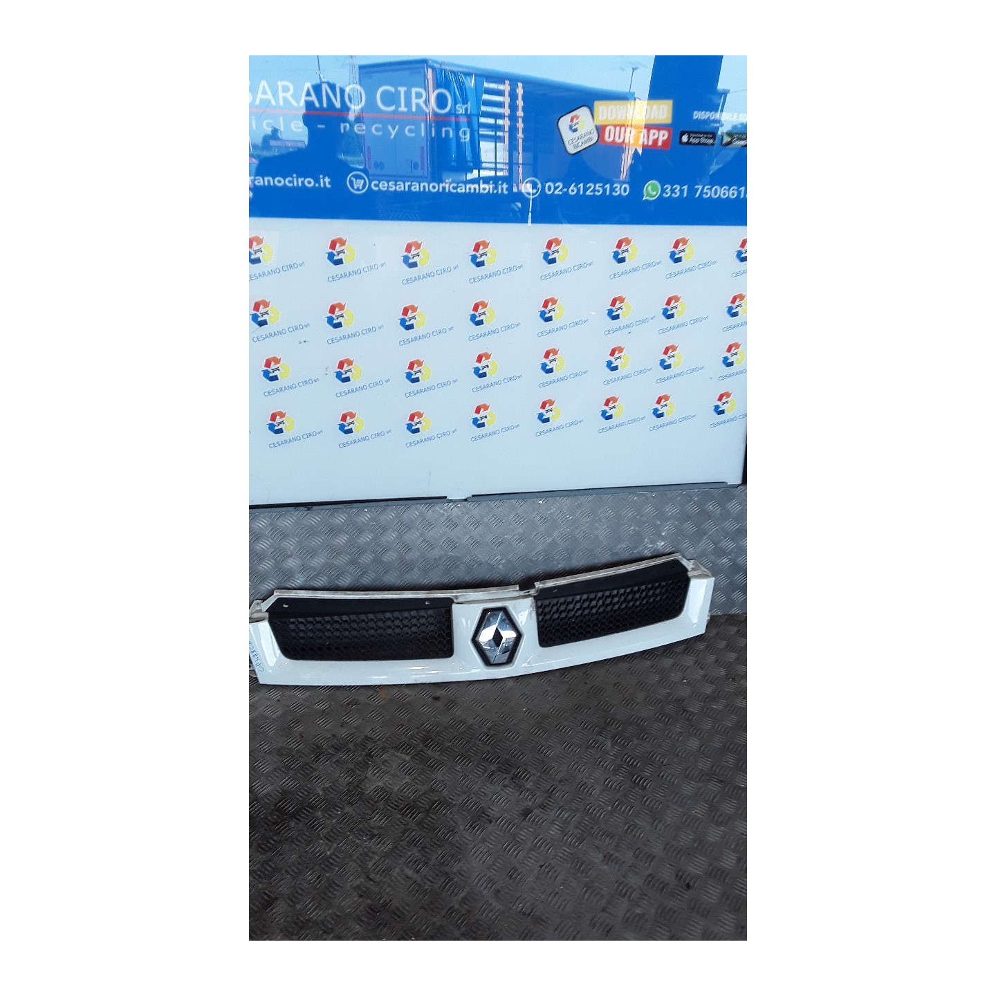 GRIGLIA CENTR. PARAURTI ANT. 186 RENAULT MASTER (10/03-10/06) G9UA7 NB1127019044004