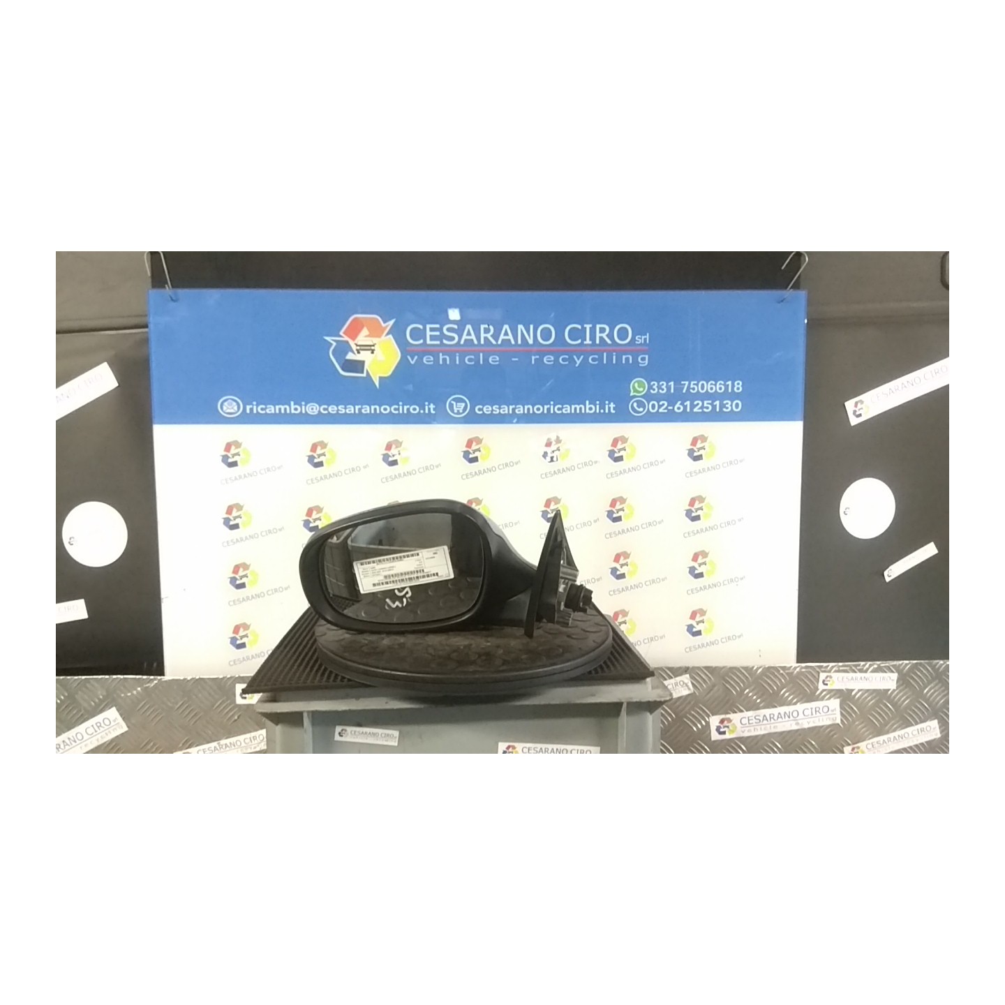 RETROVISORE EST. REGOLAZ. ELETTR. SX. 053 BMW SERIE 3 (E90/E91) (09/08-) N47D20C 51167268277