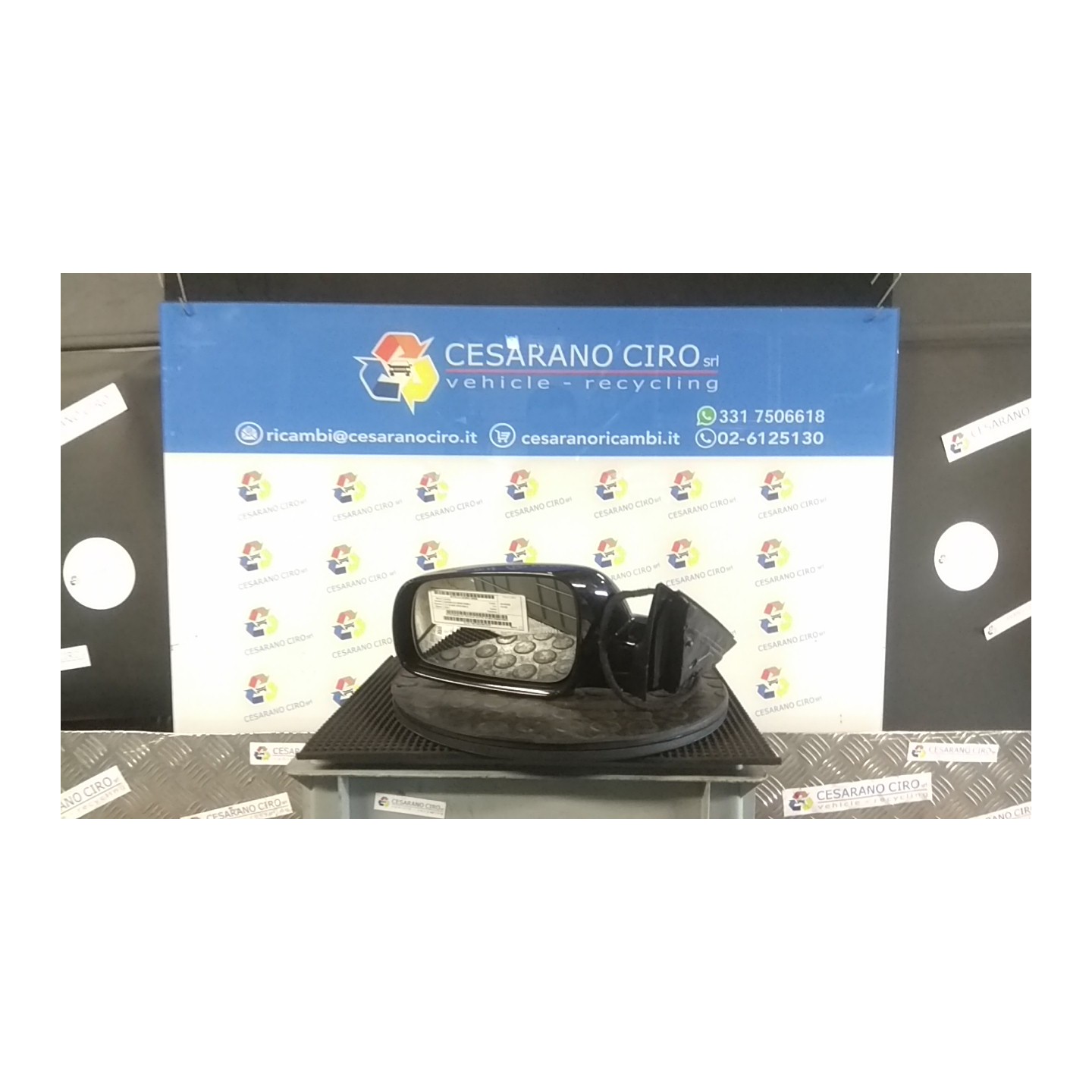 RETROVISORE EST. REGOLAZ. ELETTR. SX 040 SKODA SUPERB (3U) (05/02-06/05) BSS NB2413099007006SX