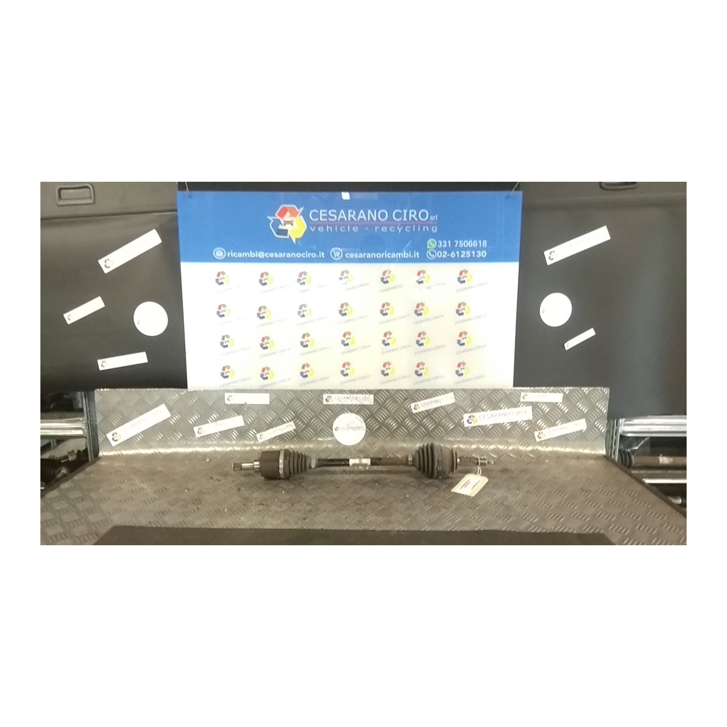 SEMIALBERO ANT. COMPL. SX. 118 SEAT MII (KF1) (03/12-01/20) CPG 1S0407761F