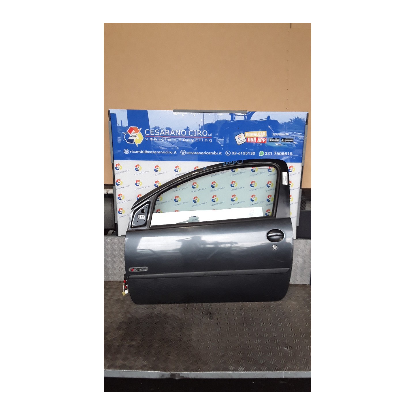 PORTA ANT. SX. 120 PEUGEOT 107 (06/05-) 1KR 1612543280