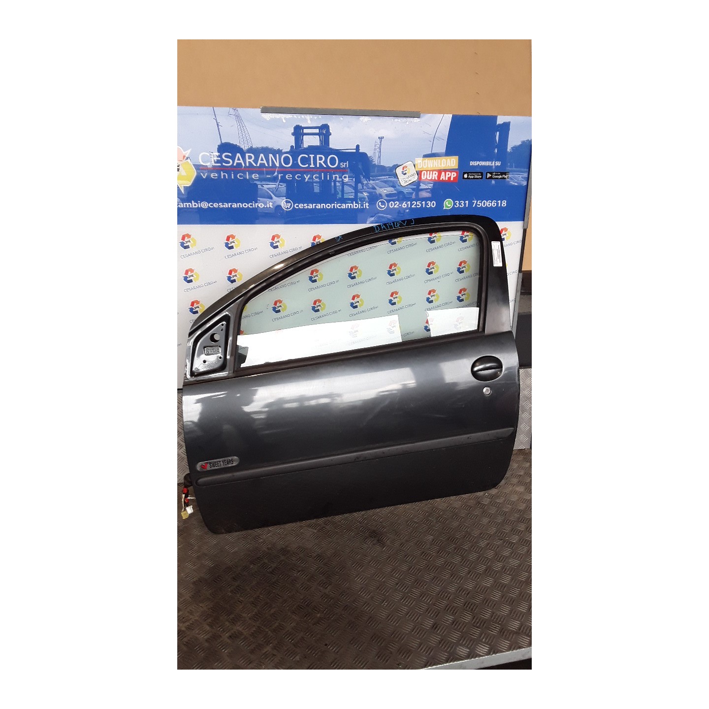 PORTA ANT. SX. 120 PEUGEOT 107 (06/05-) 1KR 1612543280