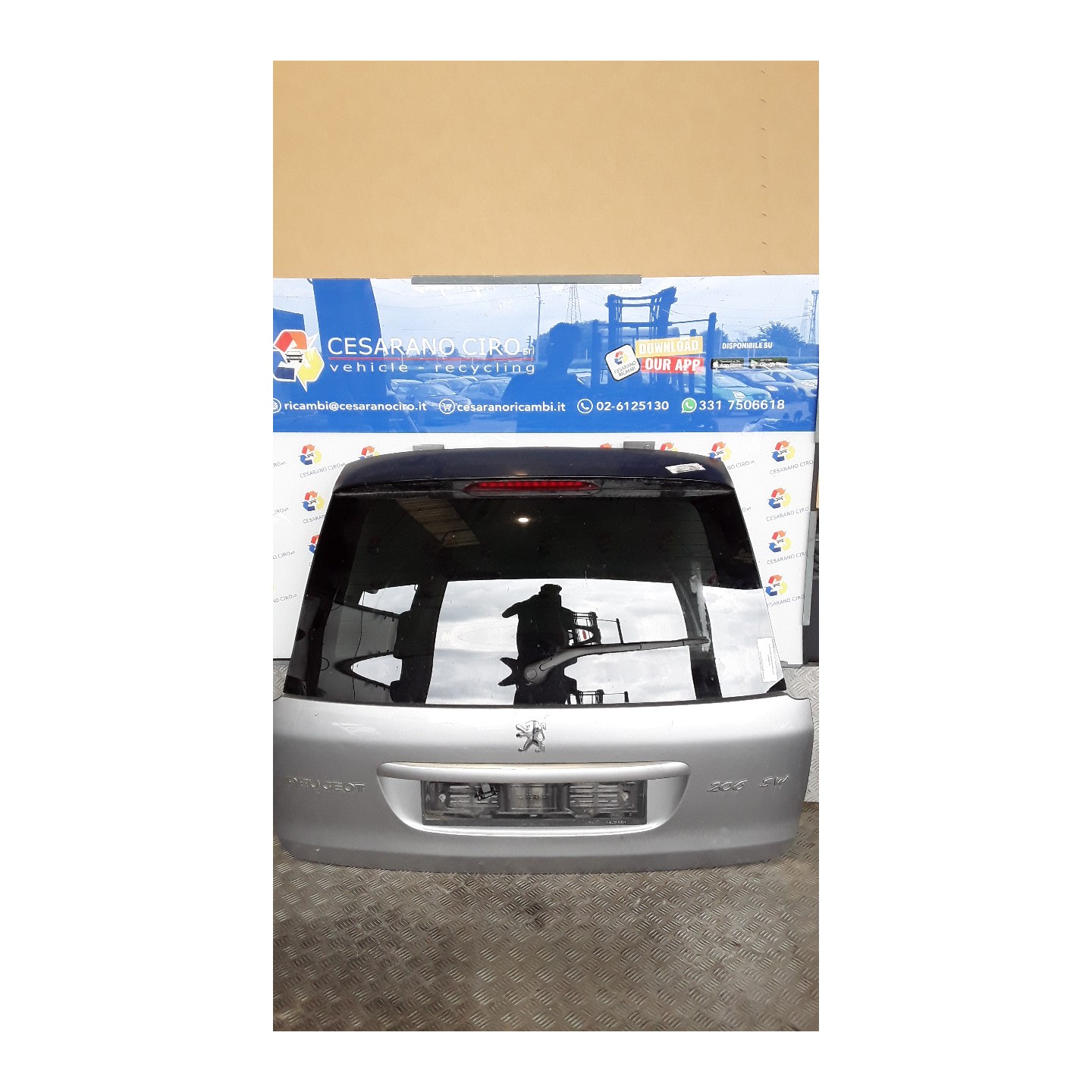 PORTELLO POST. 125 PEUGEOT 206 (09/98-06/09) KFW 8701R3