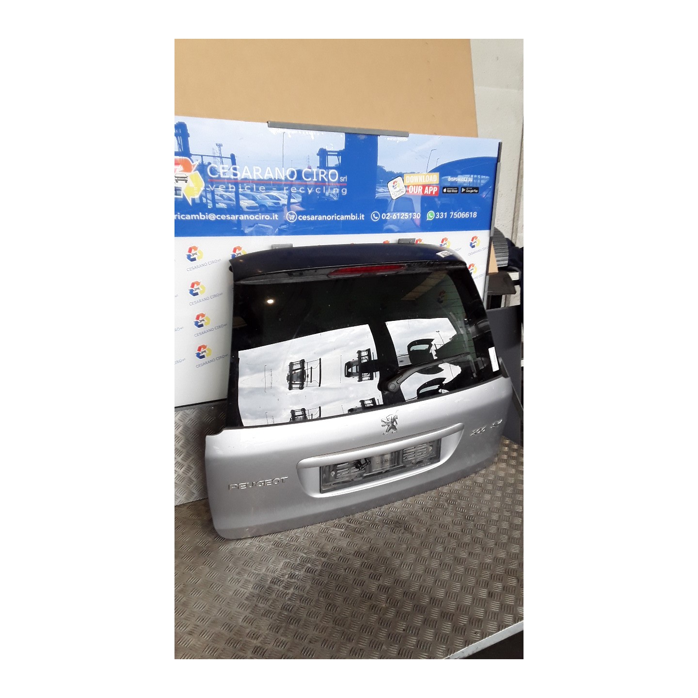 PORTELLO POST. 125 PEUGEOT 206 (09/98-06/09) KFW 8701R3