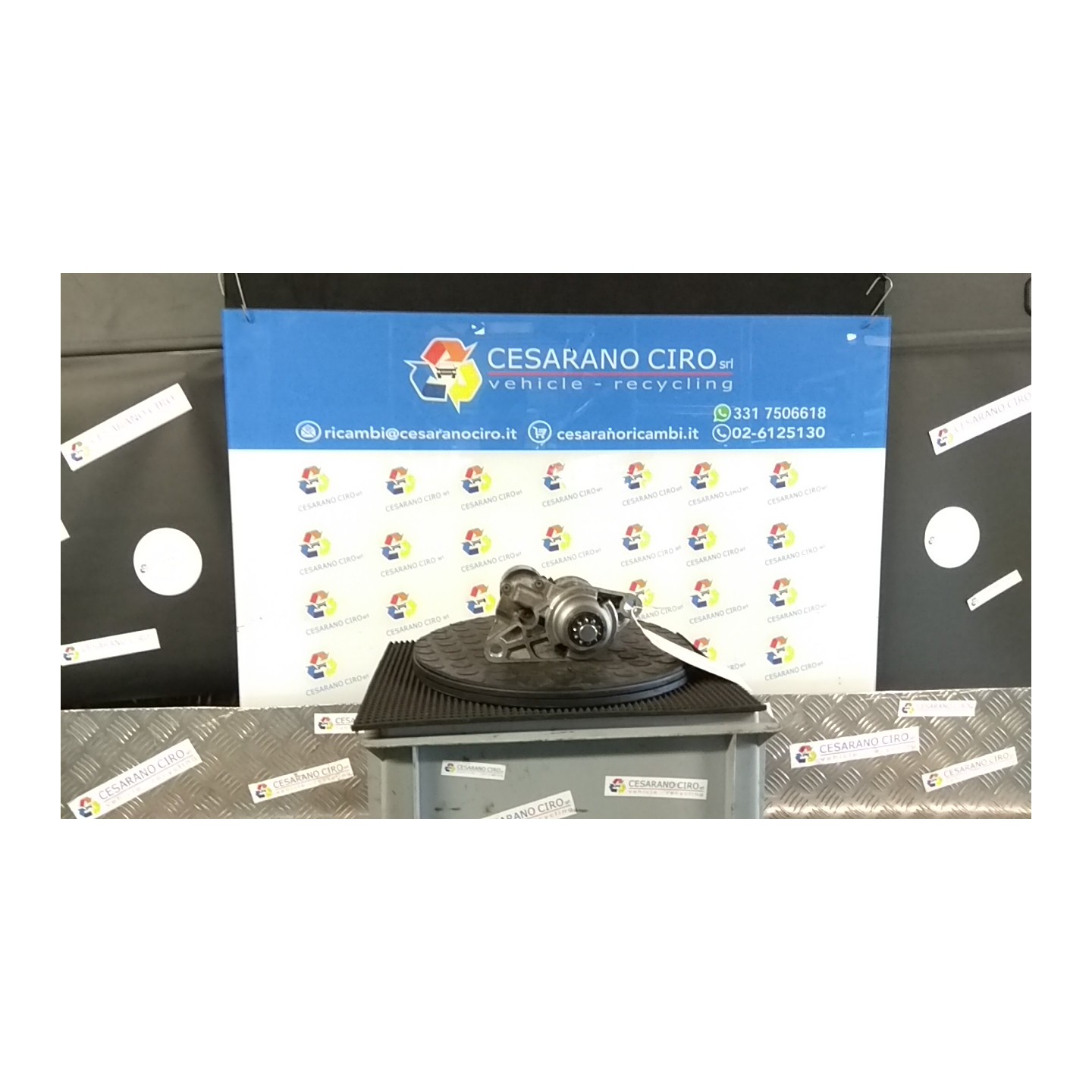 MOTORINO AVVIAMENTO BOSCH 017 SKODA FABIA (6Y) (01/00-11/07) AZQ 02T911023G