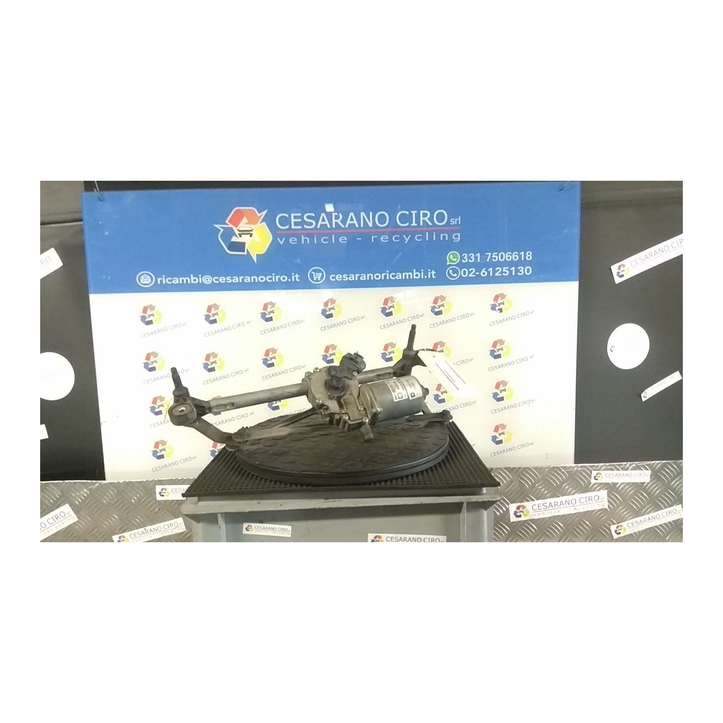 MECCANISMO TERGIPARABREZZA CON MOTORINO 004 OPEL CORSA (S07) (07/06-02/11) Z10XEP 13182340