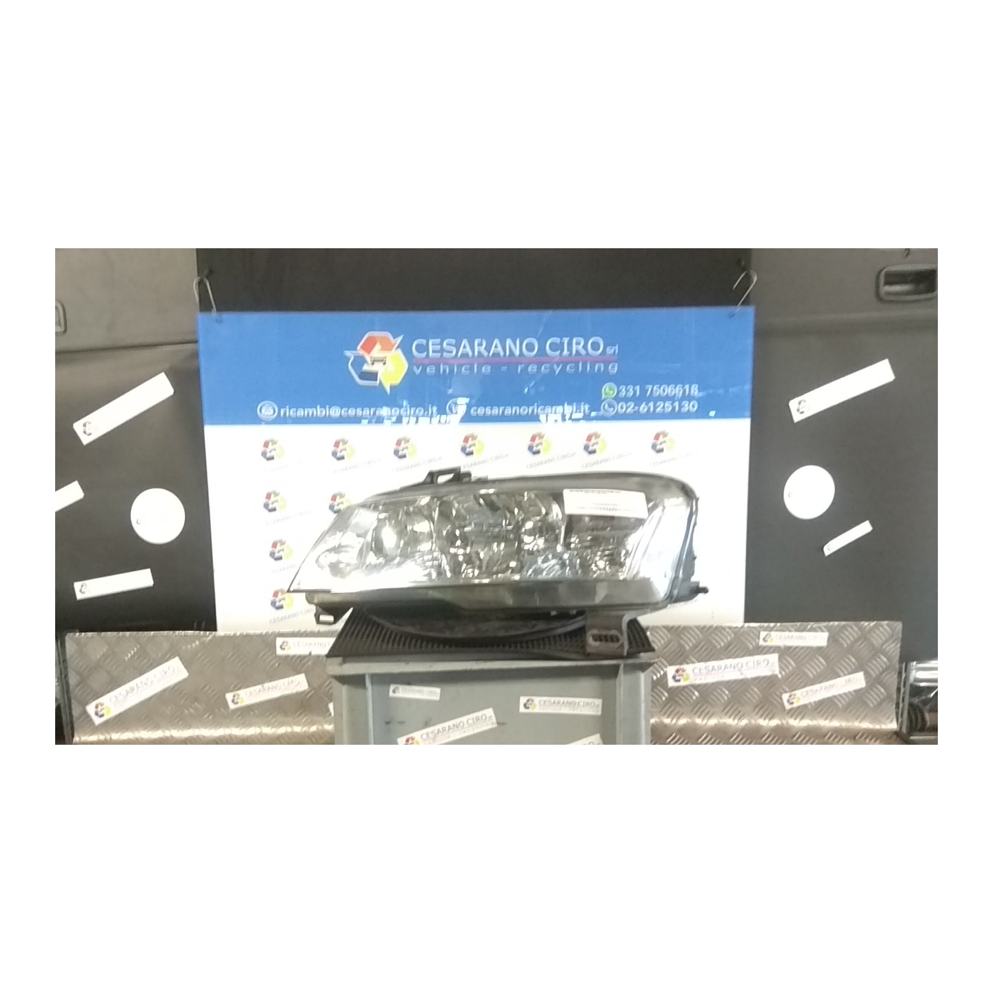 PROIETTORE SX. 037 FIAT STILO (2V) (11/03-06/09) 192A5000 51716369