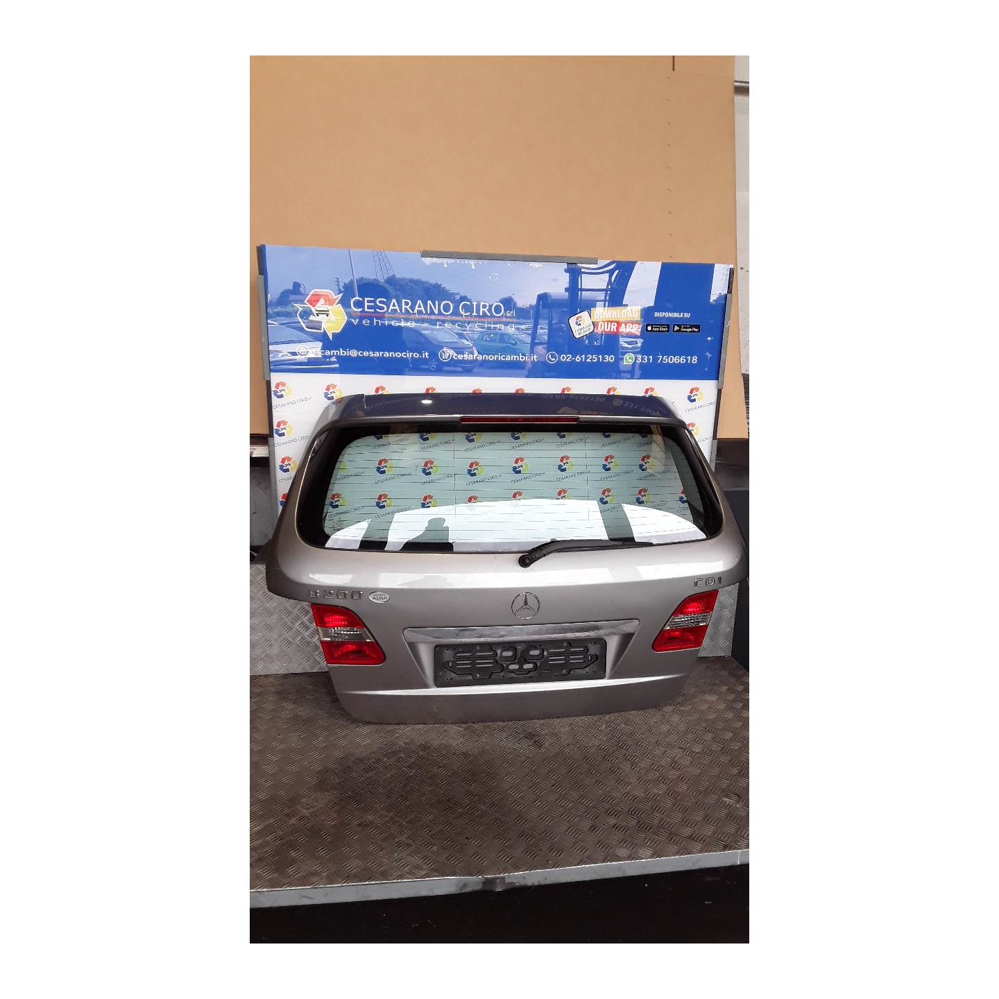 PORTELLO POST. 141 MERCEDES-BENZ CLASSE B (T245) (03/05-03/13) 640941 A1697401305