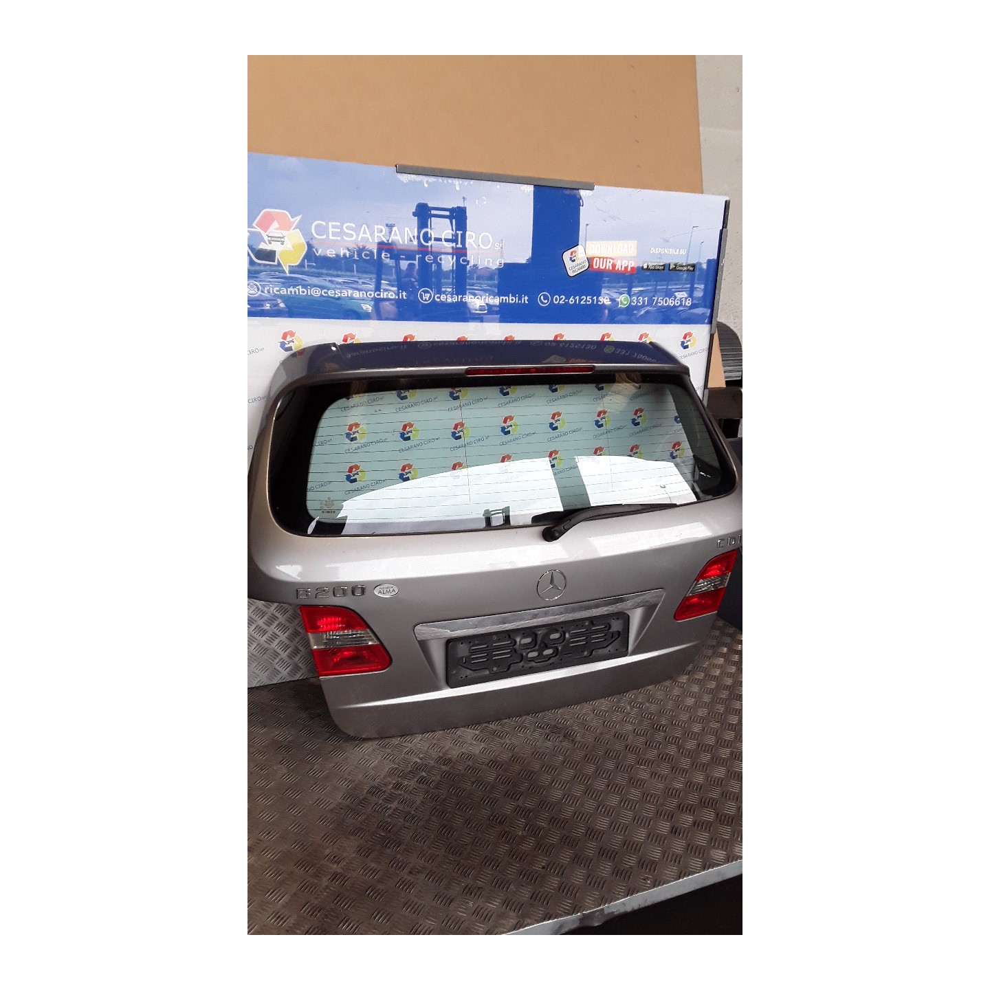 PORTELLO POST. 141 MERCEDES-BENZ CLASSE B (T245) (03/05-03/13) 640941 A1697401305
