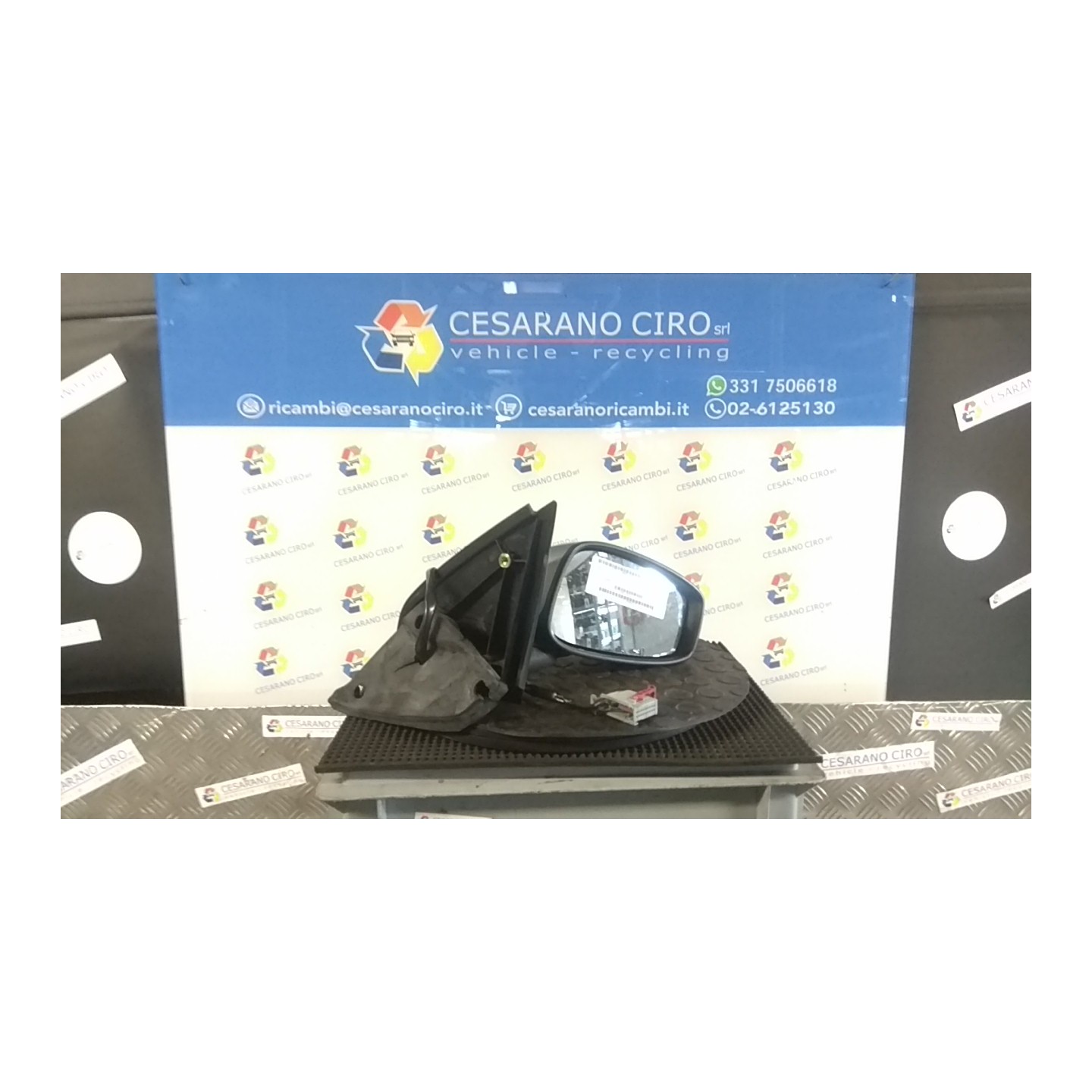 RETROVISORE EST. TERMICO REGOLAZ. ELETTR. DX. 035 FIAT STILO (2V) (11/03-06/09) 192A5000 735335232