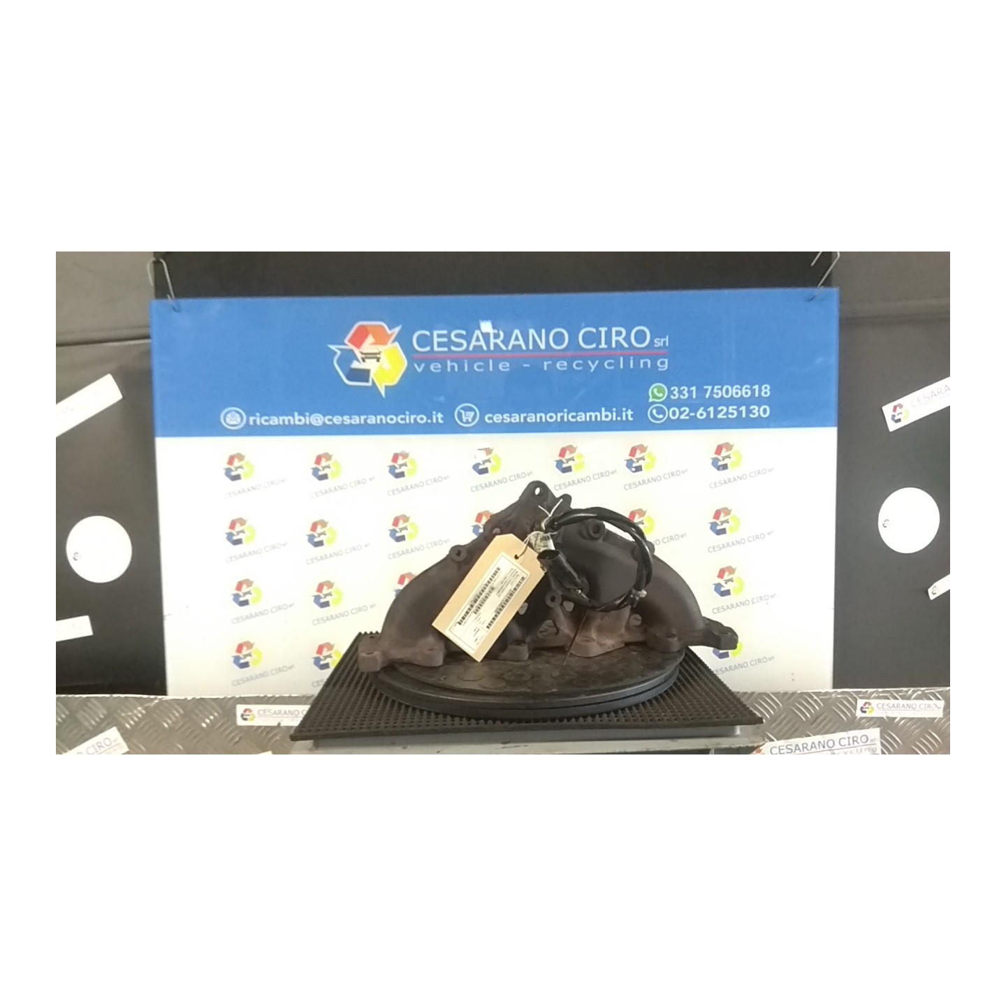 COLLETTORE SCARICO CON CONVERTITORE CATALITICO 050 FIAT GRANDE PUNTO (3X) (07/09-01/14 350A1000 51799774