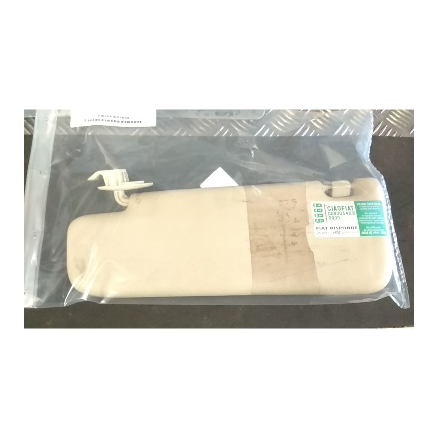 ALETTA PARASOLE PARABREZZA LL1, LL2, LL3, LL4, LL7 SX. 008 FIAT 500 (3P) (07/07-01/15) 169A4000 735643362