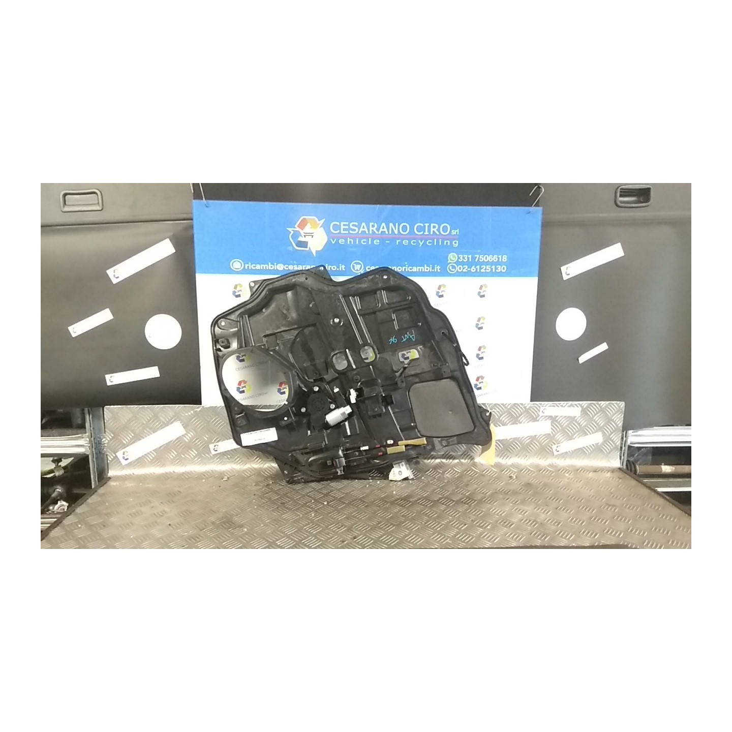 ALZACRISTALLO PORTA ANT. SX. 042 MAZDA MAZDA 5 1A SERIE (07/05-10/10 RF C23559590A
