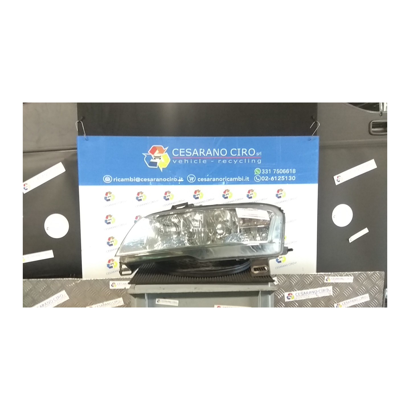 PROIETTORE SX. 058 FIAT STILO (2V) (11/03-06/09) 843A1000 51716369