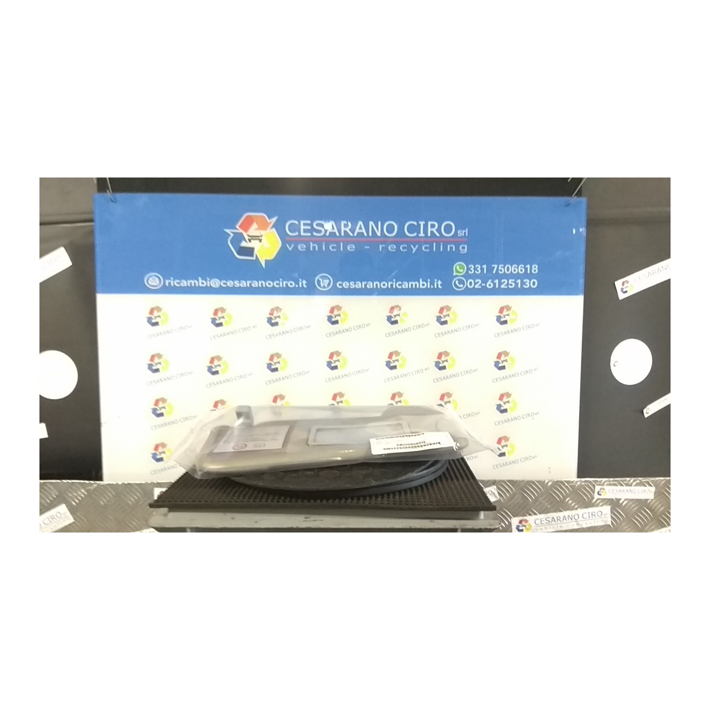 ALETTA PARASOLE PARABREZZA DX. 083 FIAT PUNTO EVO (3J) (08/09-07/13) 199A9000 735509466