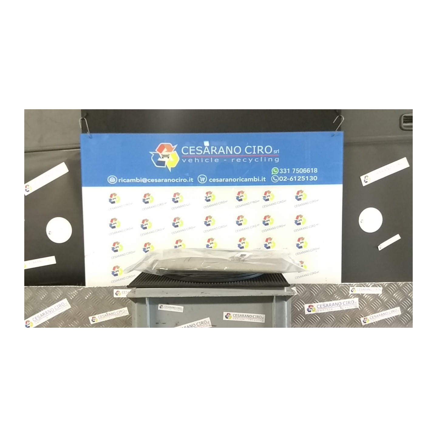 ALETTA PARASOLE PARABREZZA C/SPECCHIO SX. 102 MERCEDES-BENZ CLASSE B (T245) (03/05-03/13) 640941 A16981001107H48