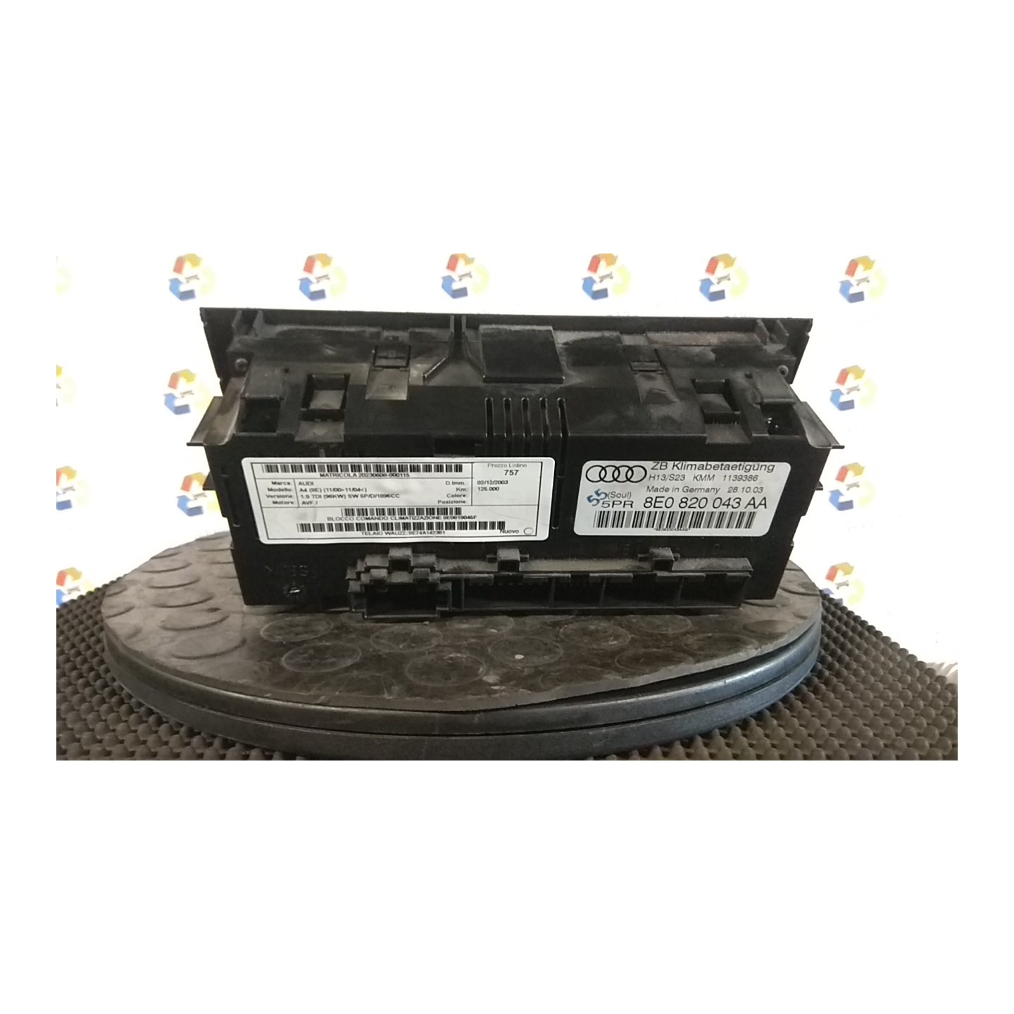 BLOCCO COMANDO CLIMATIZZAZIONE 115 AUDI A4 (8E) (11/00-11/04) AVF 8E0819045F