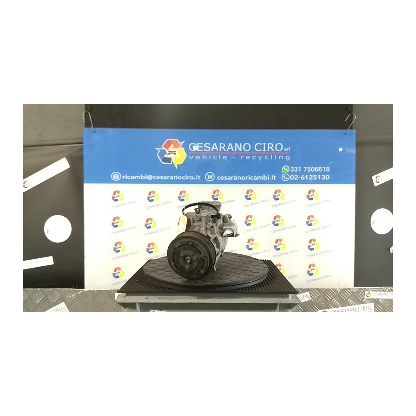 COMPRESSORE A/C 154 FIAT 500 (3P) (07/07-01/15) 199B1000 51746931