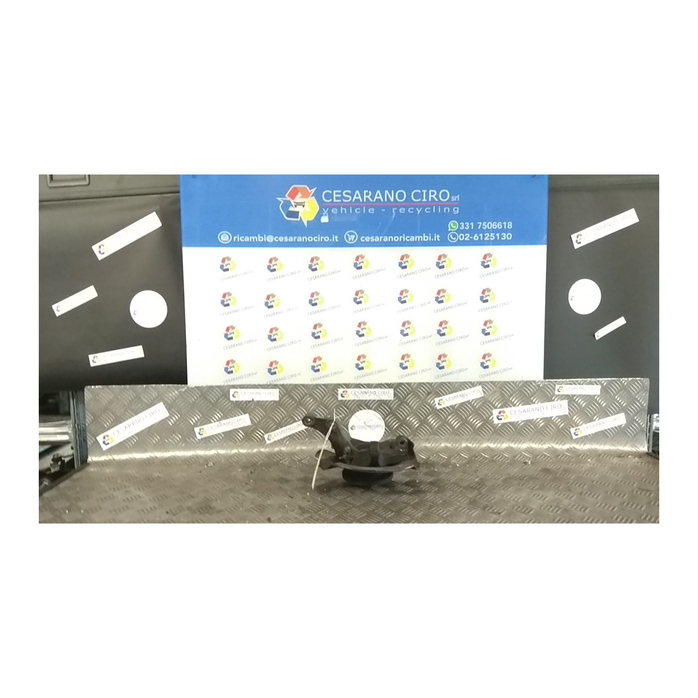 MONTANTE SOSP. ANT. SX. 108 OPEL AGILA (H08) (01/08-) K12B 93195057