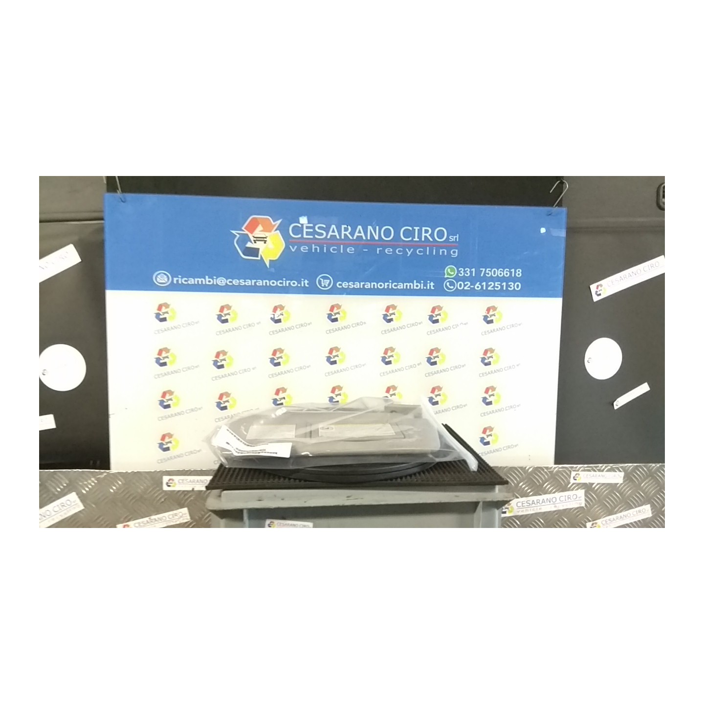 ALETTA PARASOLE PARABREZZA DX. 016 NISSAN MICRA (K13K) (09/10-) HR12 964001HP0A