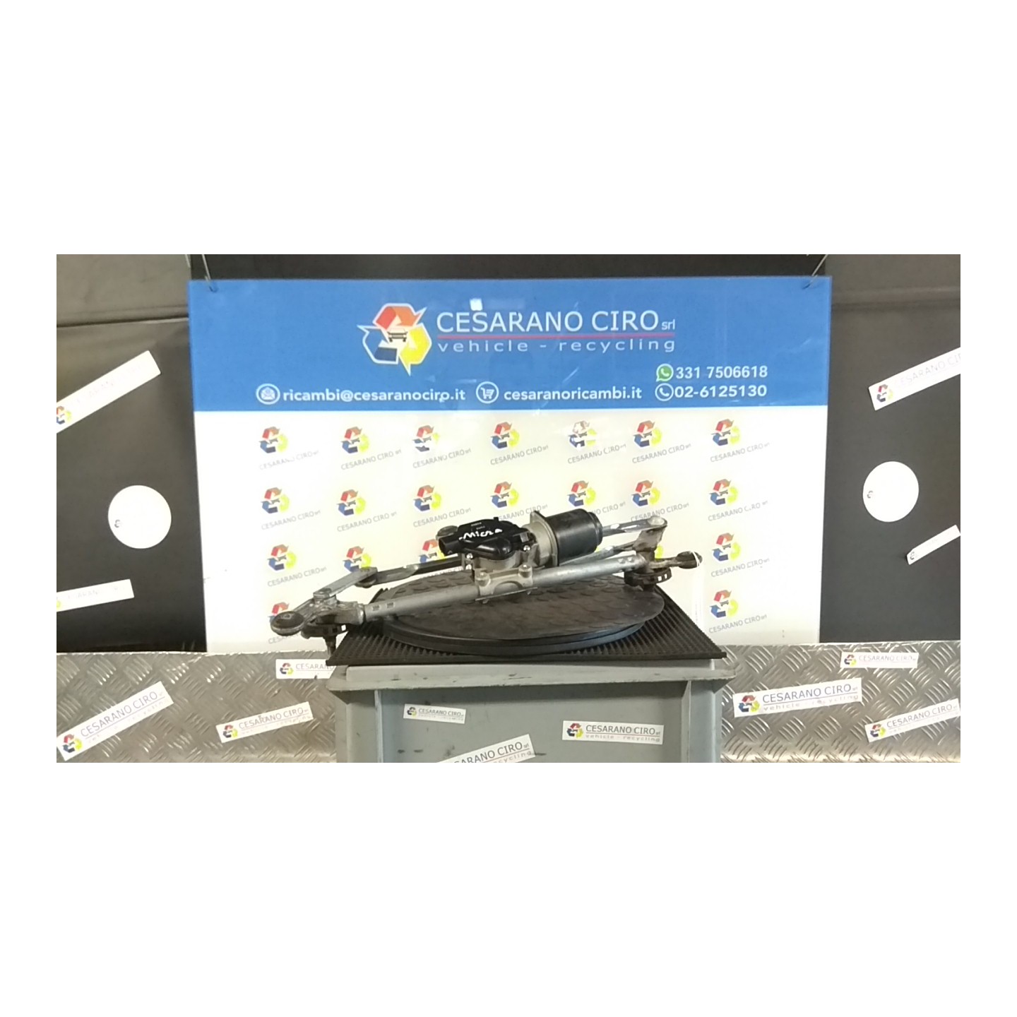 MECCANISMO TERGIPARABREZZA CON MOTORINO 018 NISSAN MICRA (K13K) (09/10-) HR12 288001HB3A