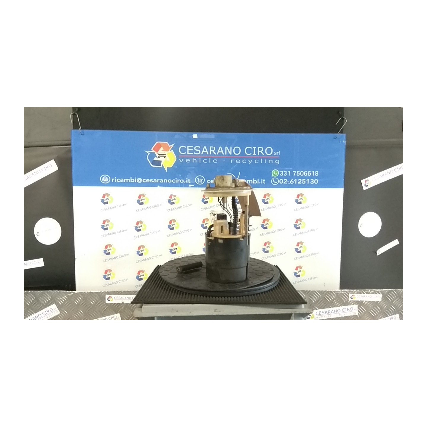 POMPA CARBURANTE C/TRASDUTTORE (GALLEGGIANTE) 037 FIAT PANDA 1A SERIE (03/92-03/04) 187A1000 51718054